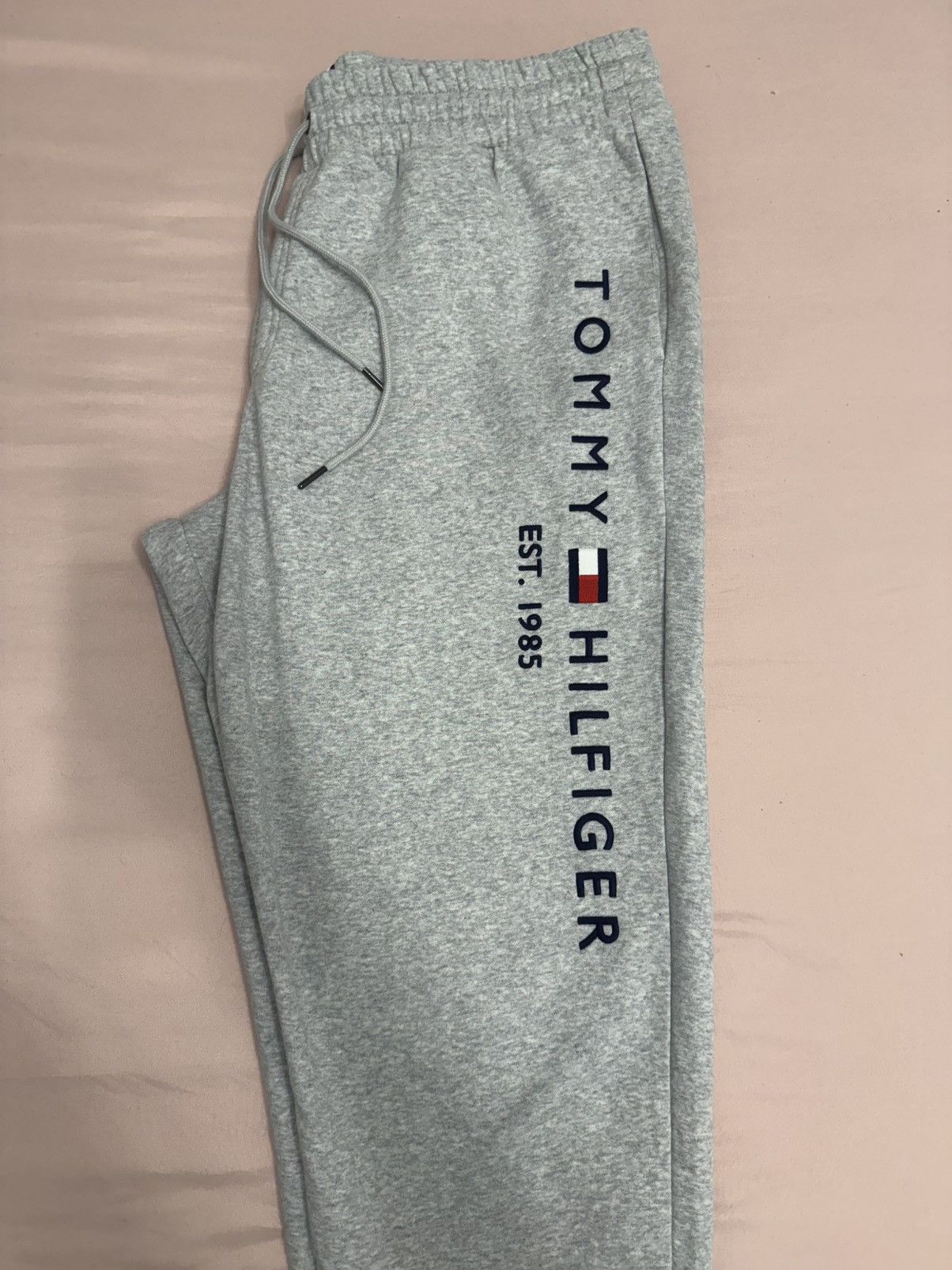 Tommy Hilfiger Heather Grey Tommy Logo Sweatpant Size US 38 / EU 54 - 2 Thumbnail