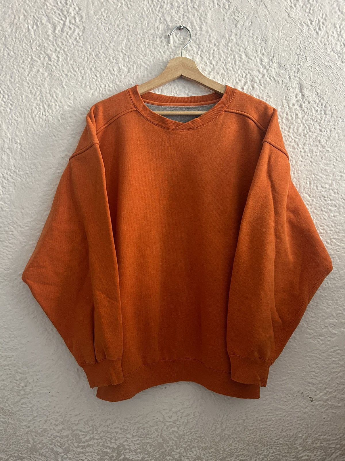 Russell Athletic Boxy Faded Pullover Sweatshirt Size US L / EU 52-54 / 3 - 1 Thumbnail