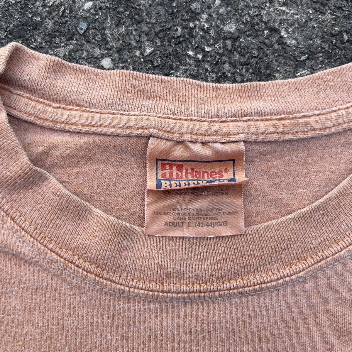 Hanes × Vintage Vintage 90s RED DIRT Hanes Shirt Size US L / EU 52-54 / 3 - 3 Thumbnail