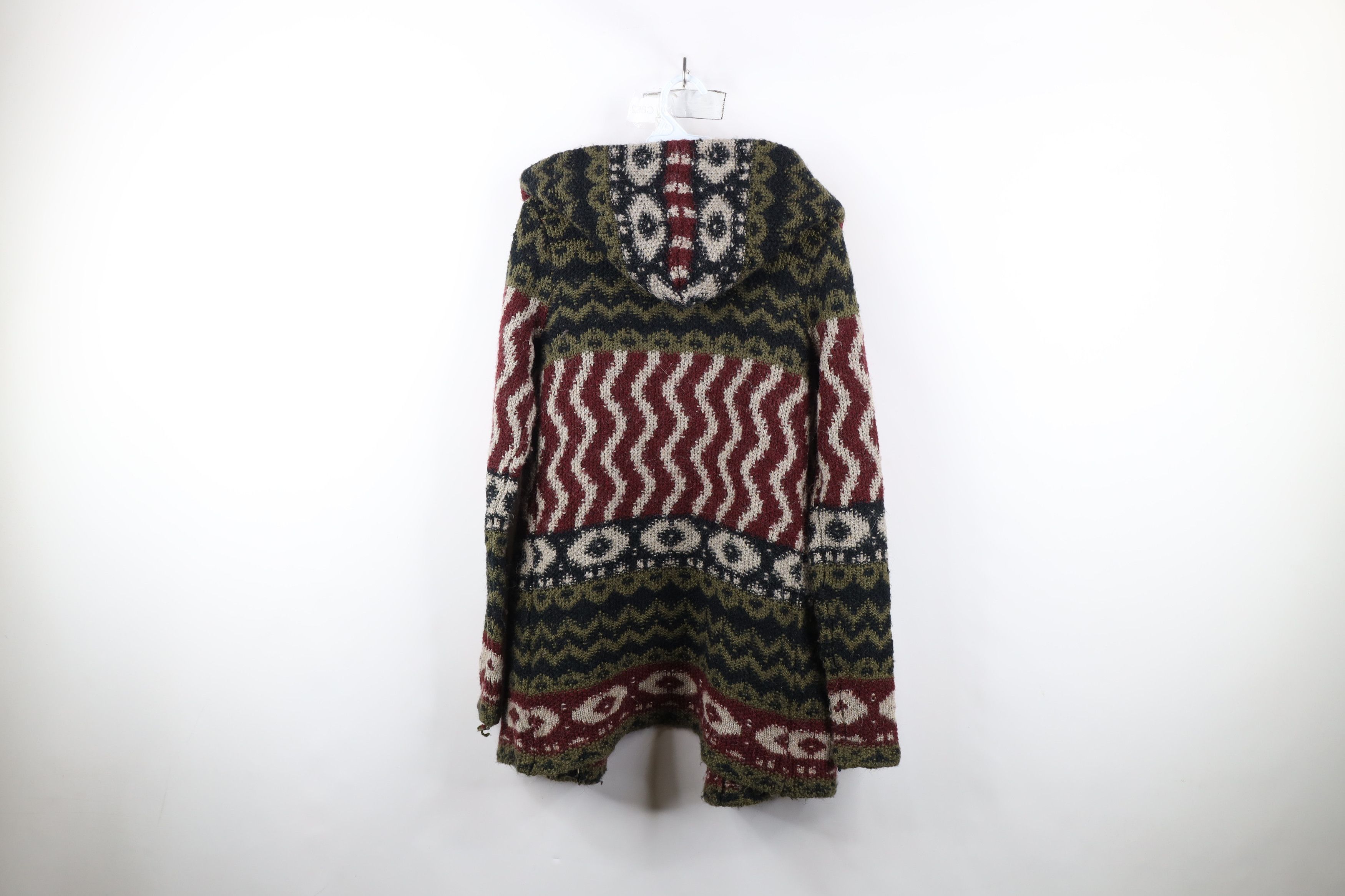 Abercrombie & Fitch × Vintage Vintage Y2K Babydoll Abercrombie & Fitch Hooded Knit Sweater Size S / US 4 / IT 40 - 10 Thumbnail