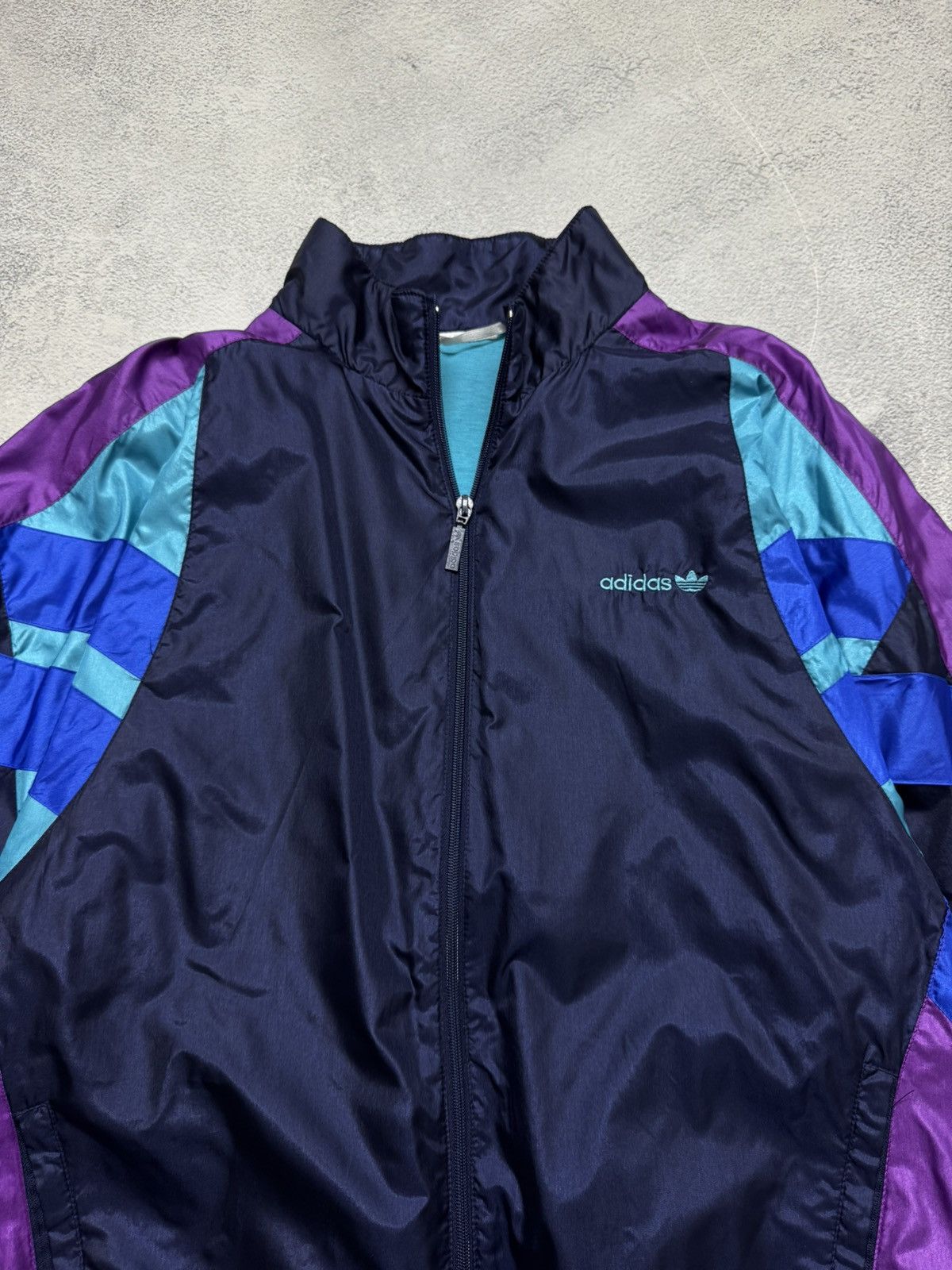 Adidas Vintage Adidas Nylon Track Suit Very Rare Retro 90’s Size US L / EU 52-54 / 3 - 6 Thumbnail