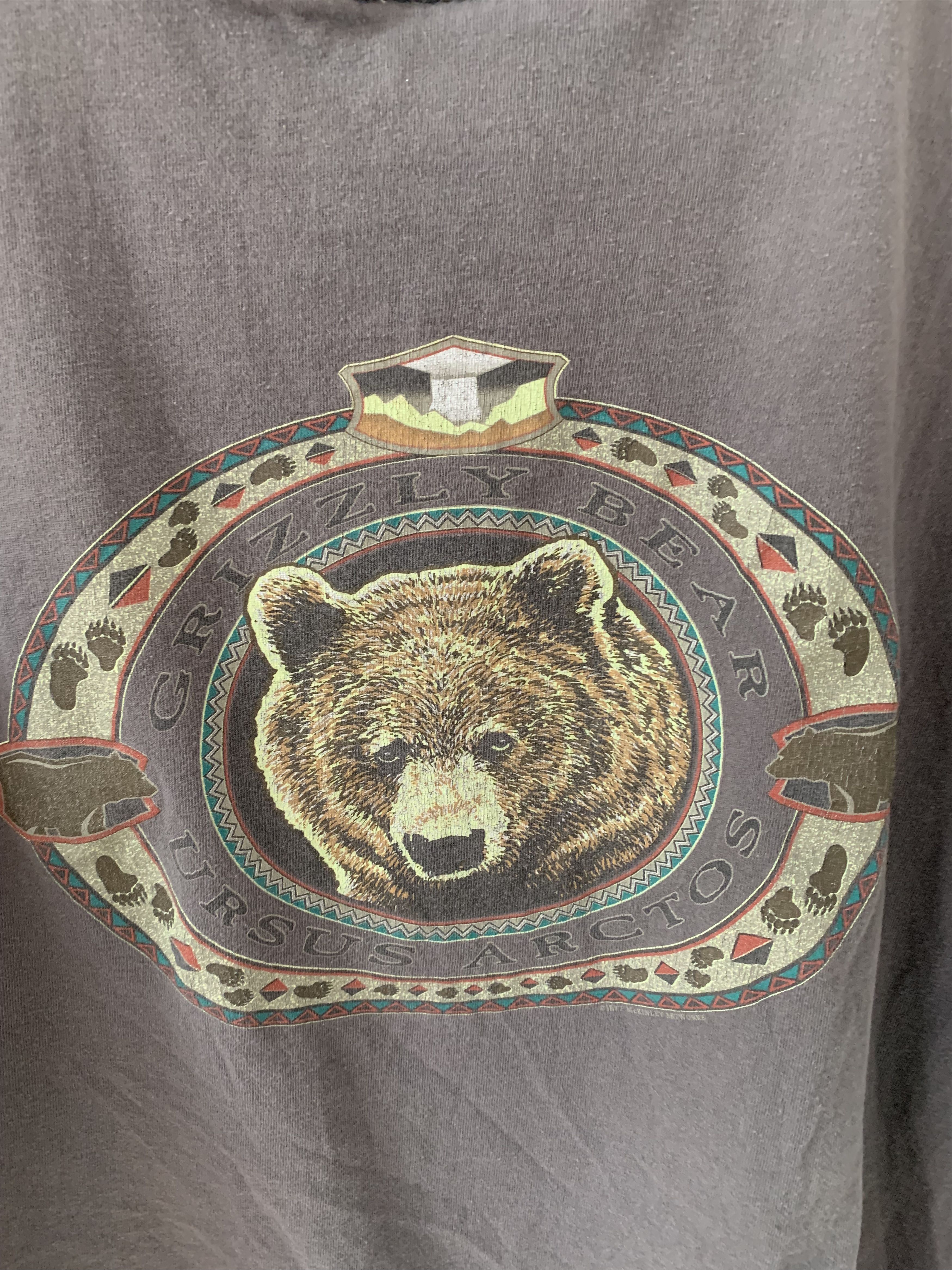 Vintage Vintage Discovery Channel Grizzly Bear tee t shirt Size US M / EU 48-50 / 2 - 5 Thumbnail