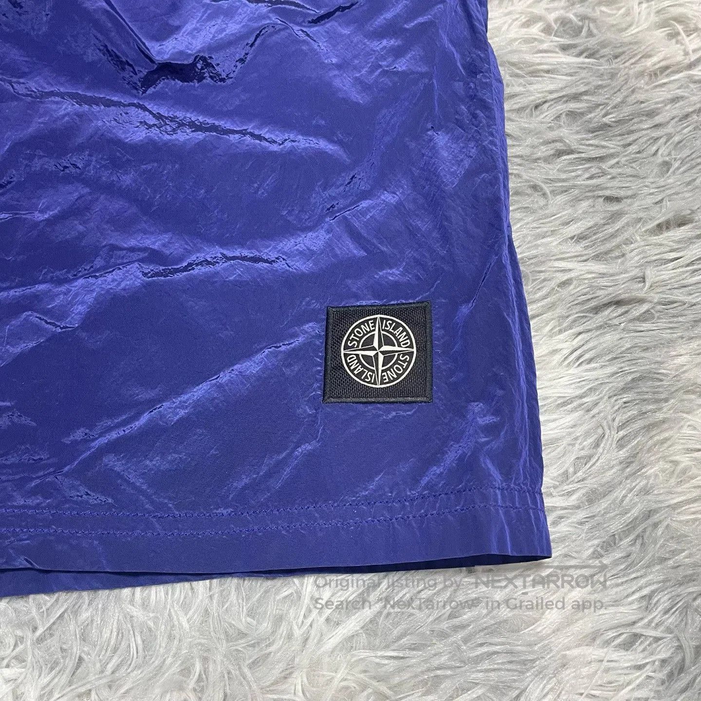 Stone Island Stone Island Metal Nylon Square Logo Shorts. Size US 32 / EU 48 - 3 Thumbnail