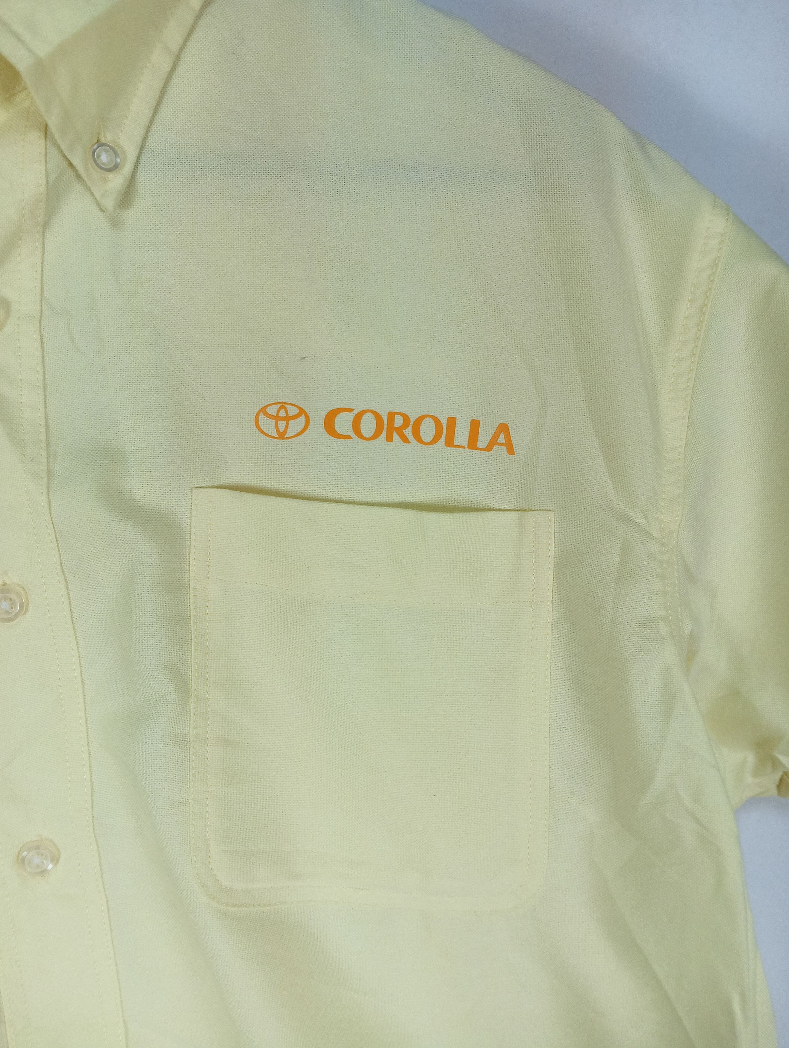 Japanese Brand TOYOTA COROLLA ADVERTISING TEE BUTTON UP Size US L / EU 52-54 / 3 - 3 Thumbnail