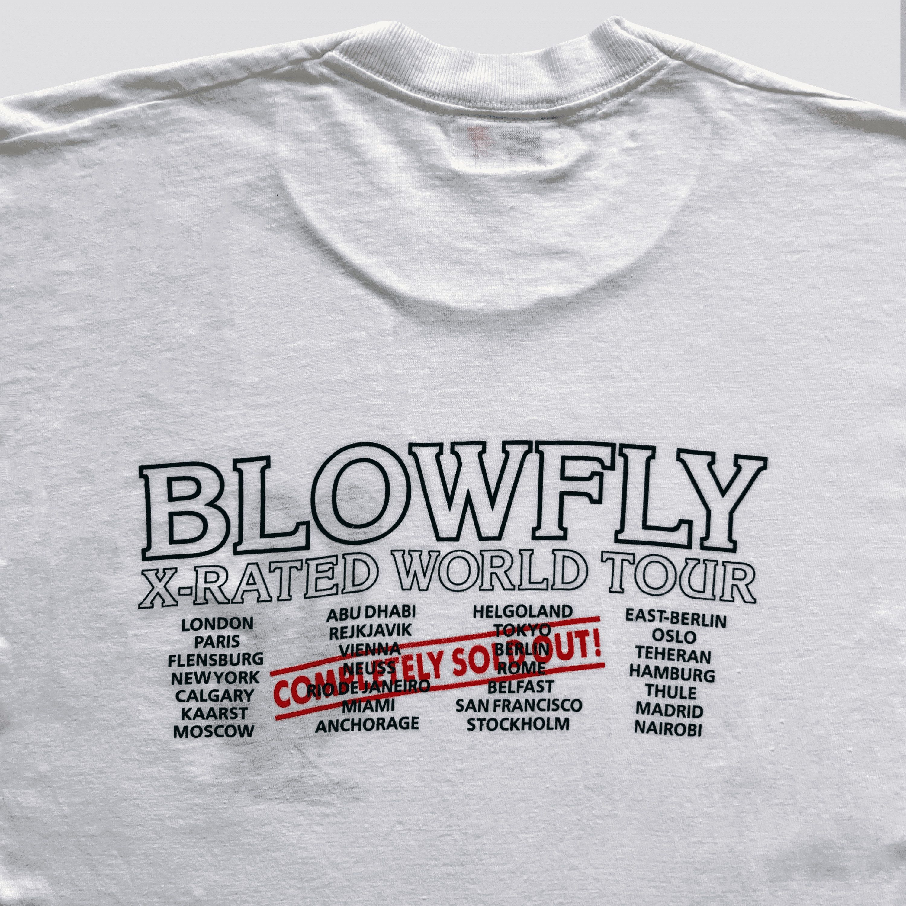 Rap Tees Vintage 1980s Blowfly X-Rated World Tour T-Shirt Size US S / EU 44-46 / 1 - 4 Thumbnail