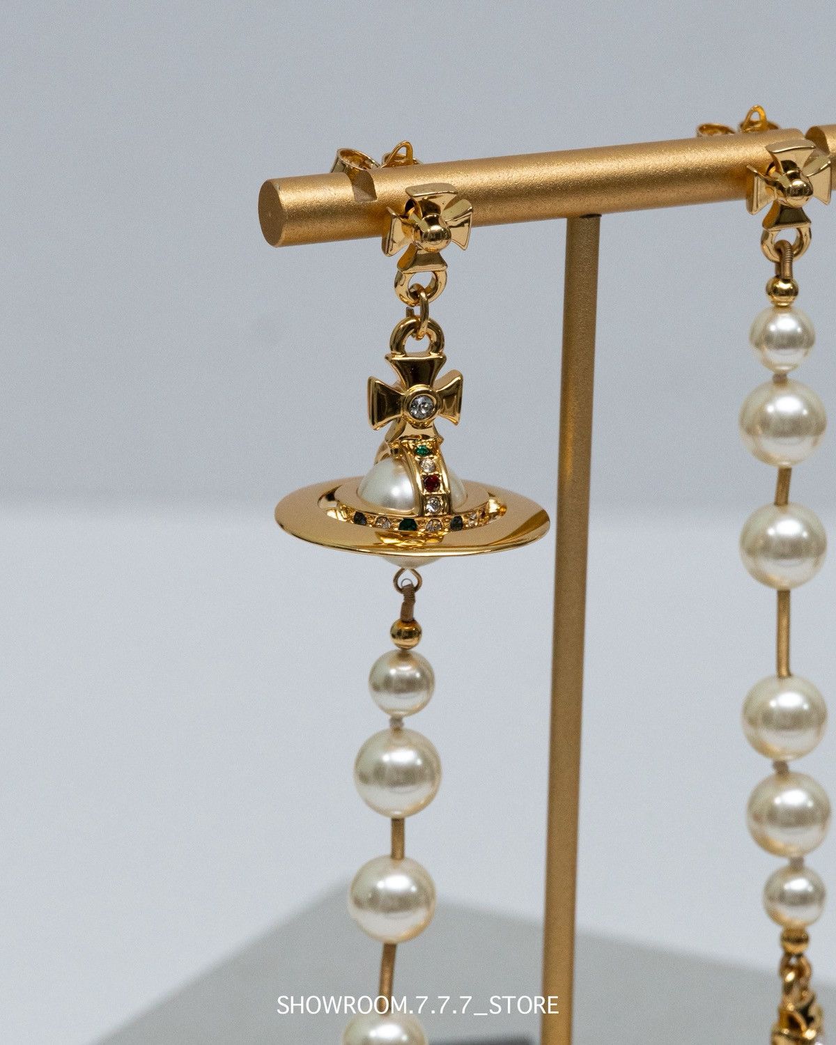 Vivienne Westwood Vivienne Westwood Broken Pearl Earrings Size ONE SIZE - 4 Thumbnail