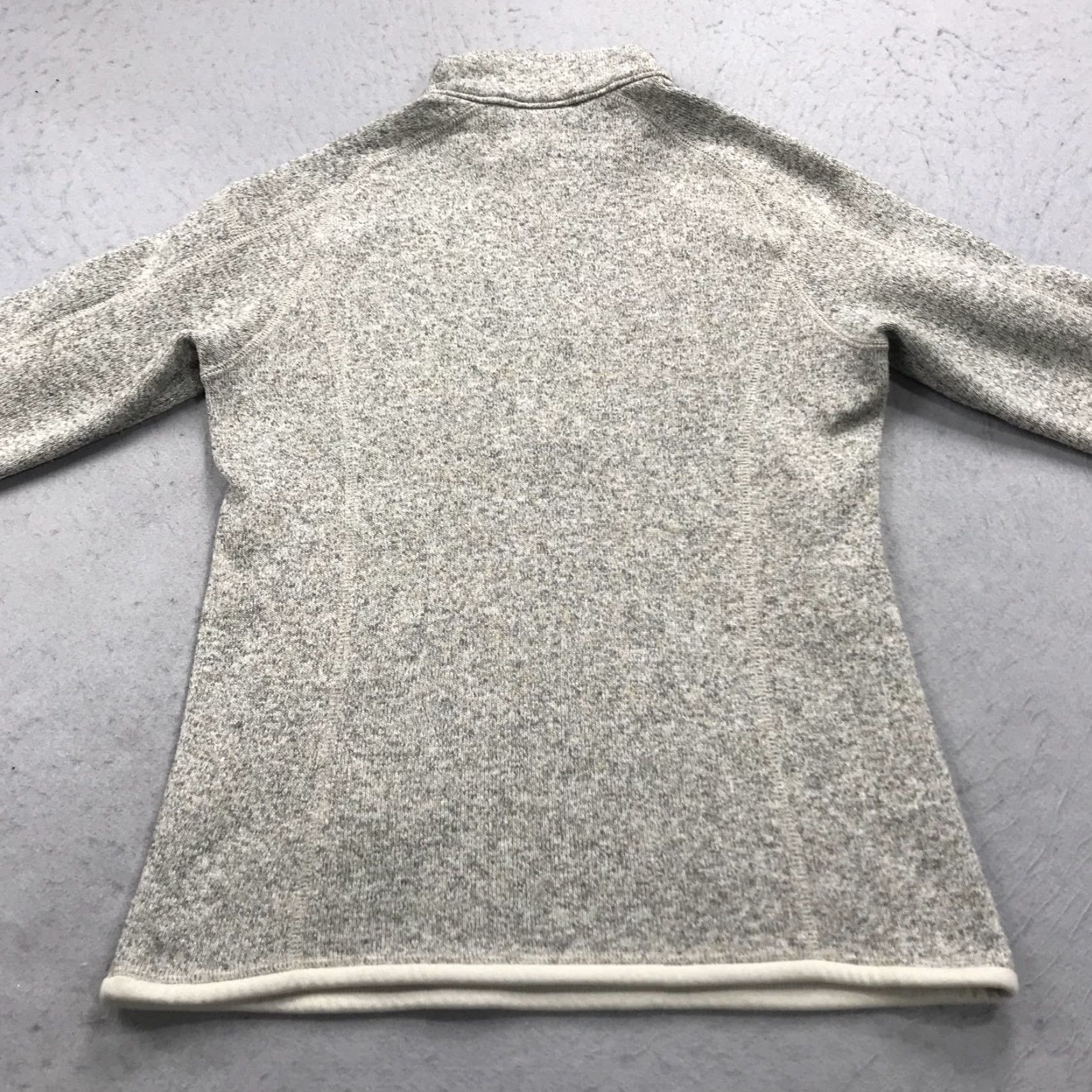Patagonia Patagonia Better Sweater Womens M Beige 1/4 Zip Pullover Fleece Hiking Jacket Size M / US 6-8 / IT 42-44 - 6 Thumbnail