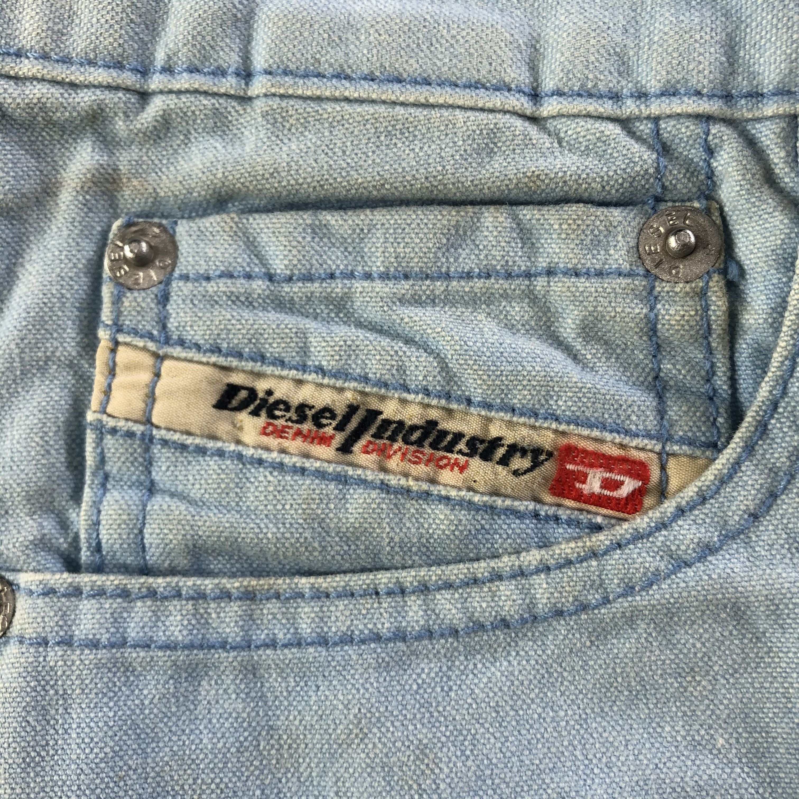 Diesel Diesel Jeans Dirty Blue Wash Denim KJ2969 Size US 30 / EU 46 - 6 Thumbnail