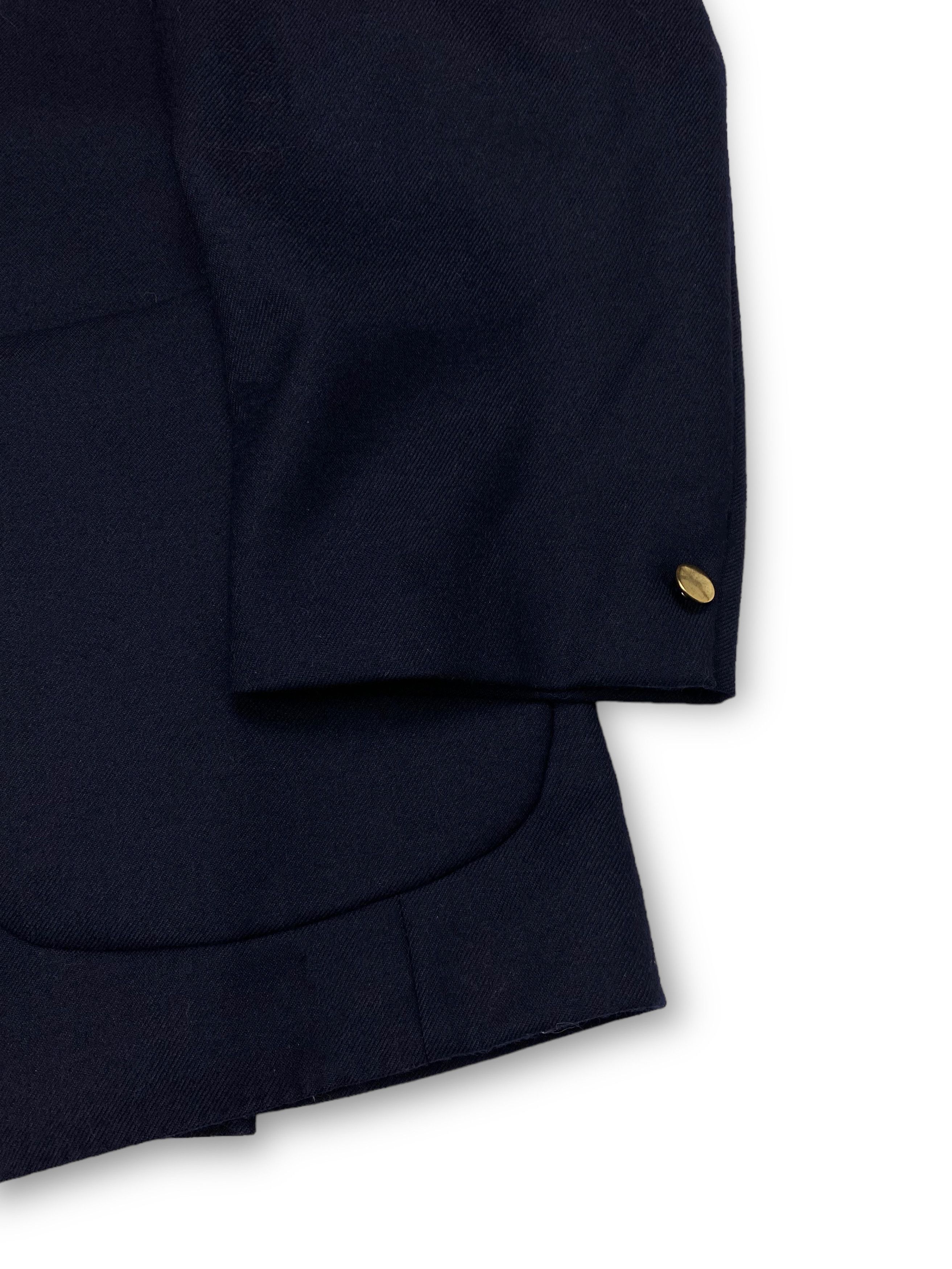 Vintage Vintage SKOPES Navy Wool Blazer M Size 44S - 5 Thumbnail