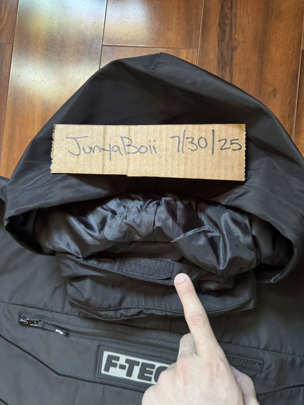 Fuck The Population FTP FW23 Black F-Tec Anorak Small Size US S / EU 44-46 / 1 - 7 Thumbnail
