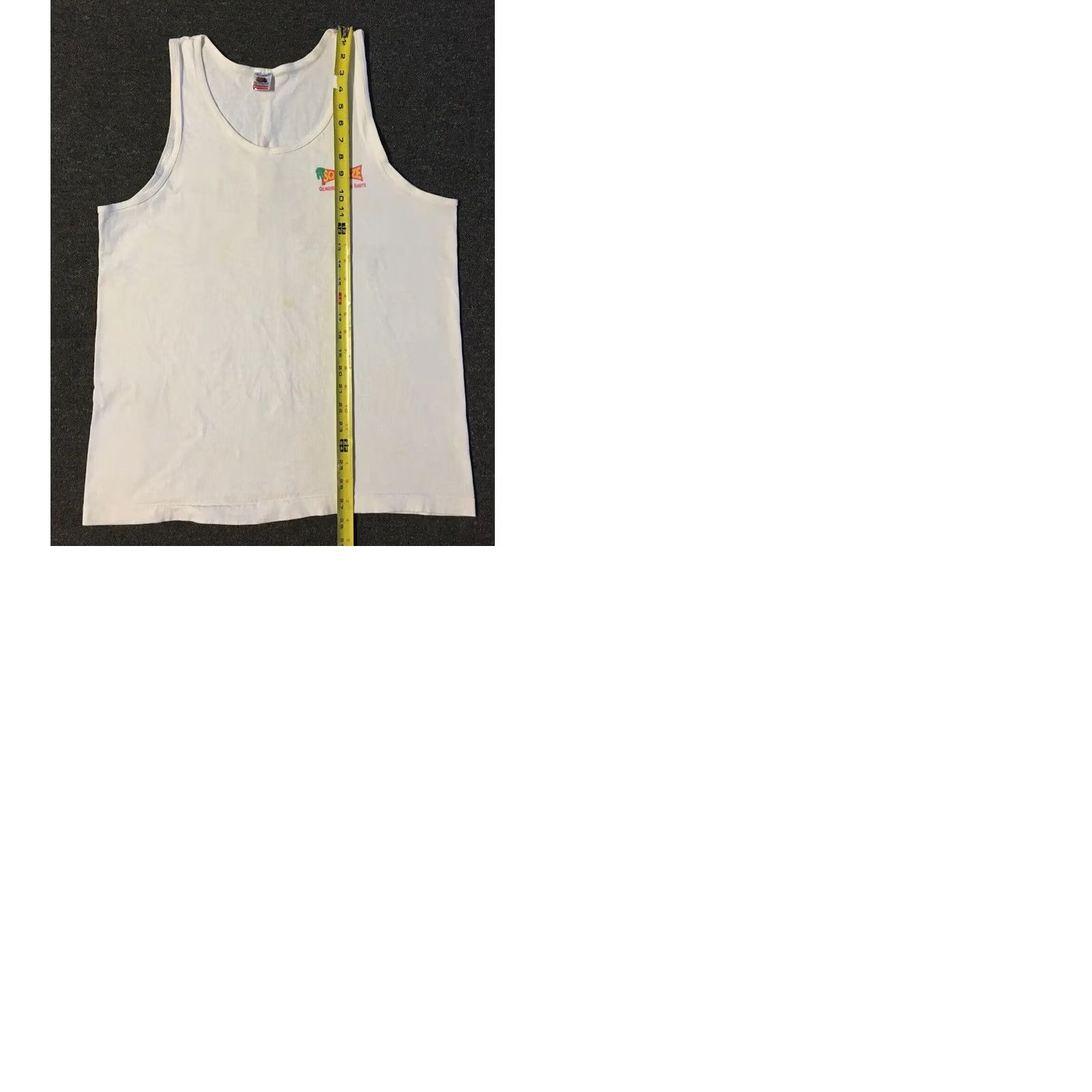 Vintage VINTAGE Squeeze This! Squeeze Gelatin Shots Tank Top M White Beer Grunge 90s Funny Mens Shirt Tee Size US M / EU 48-50 / 2 - 9 Thumbnail