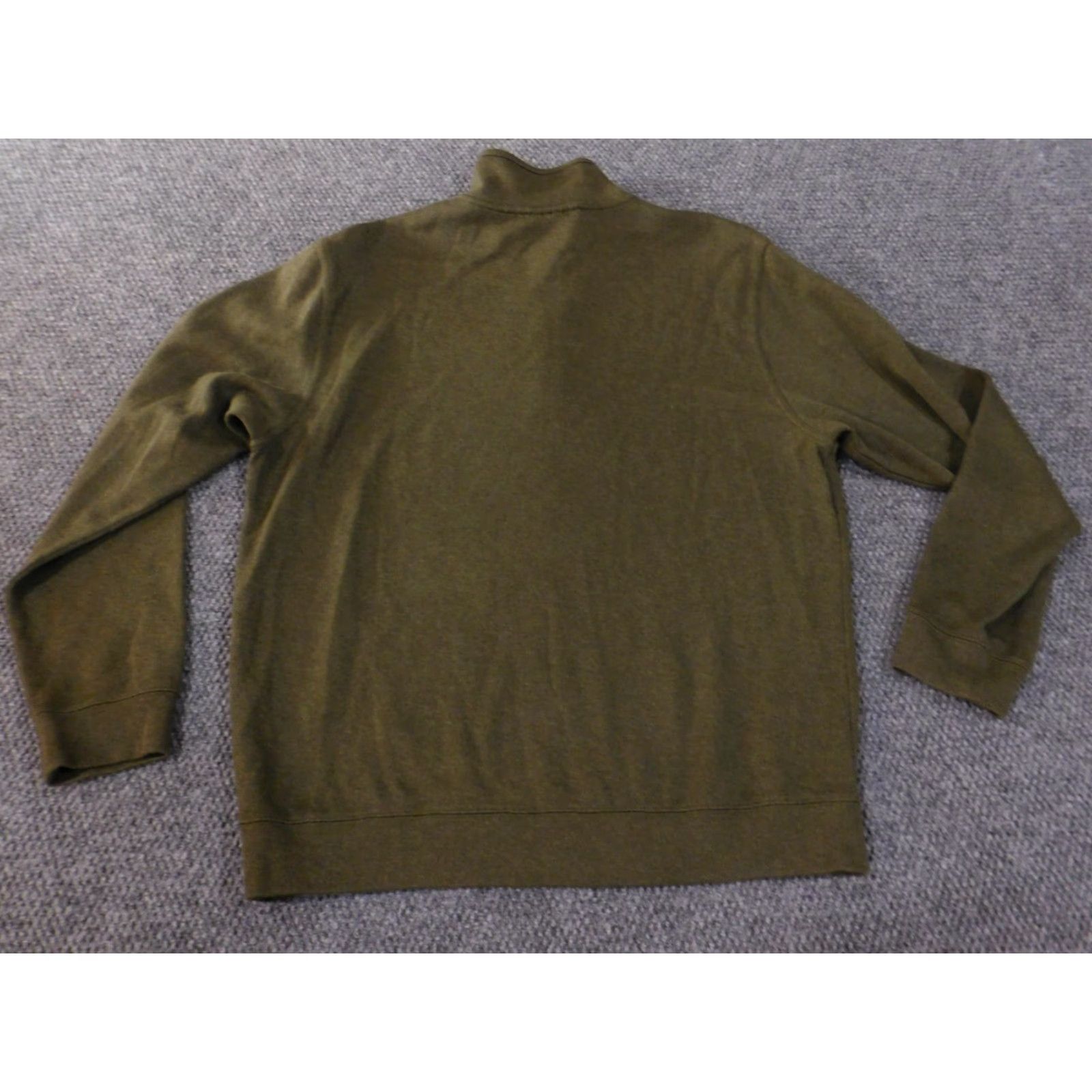 Brooks Brothers Brooks Brothers Sweater Mens Large Green 1/4 Zip Pullover 346 Cotton Stretch Size US L / EU 52-54 / 3 - 6 Thumbnail