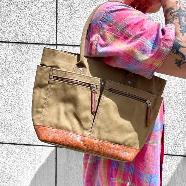 Porter Porter Coated Canvas Leather Tote Bag Size ONE SIZE - 19 Thumbnail