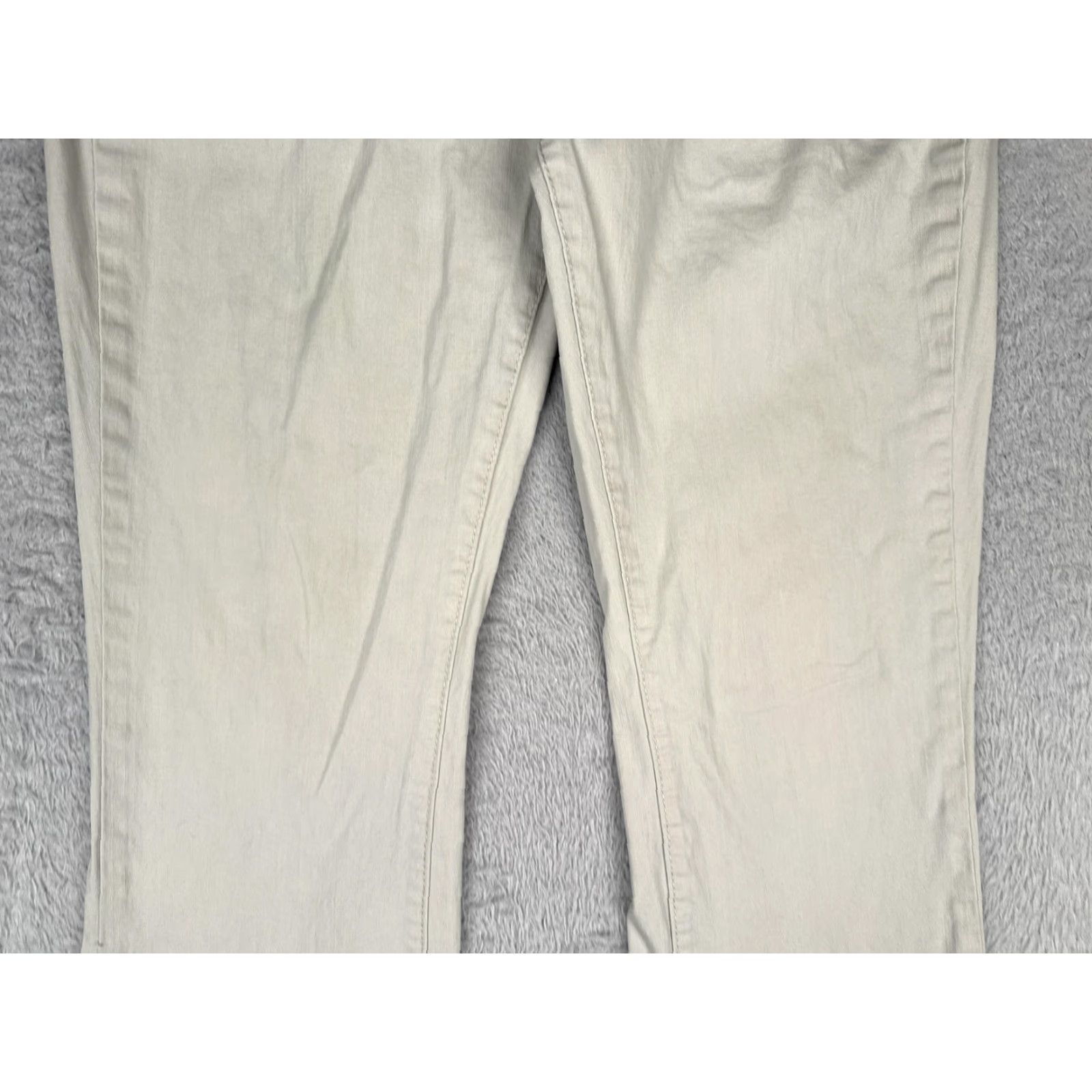 Lee Riders By Lee Jeans Womens 8P Petite Beige Mid Rise Straight Jeans Size 30" / US 8 / IT 44 - 3 Thumbnail