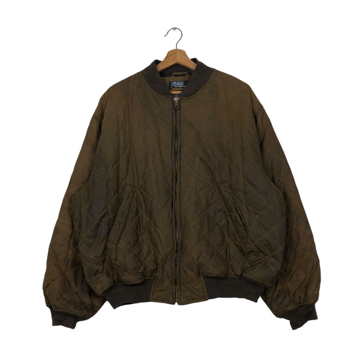 Polo Ralph Lauren 🔥VINTAGE WAX JACKET QUILTED POLO RALPH LAUREN BLANKET TARTAN Size US XL / EU 56 / 4 - 2 Thumbnail