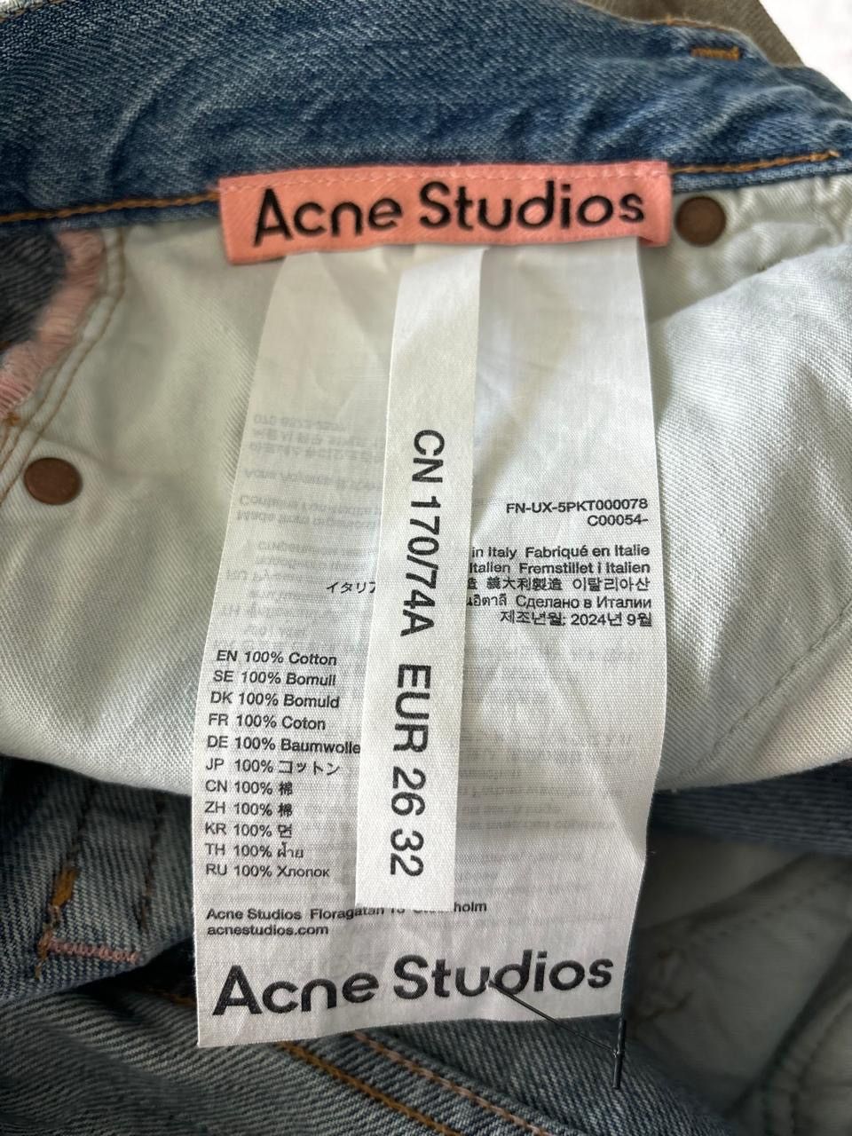 Acne Studios Acne Studios Dirty Wash Baggy Denim Pants Size US 26 / EU 42 - 3 Thumbnail