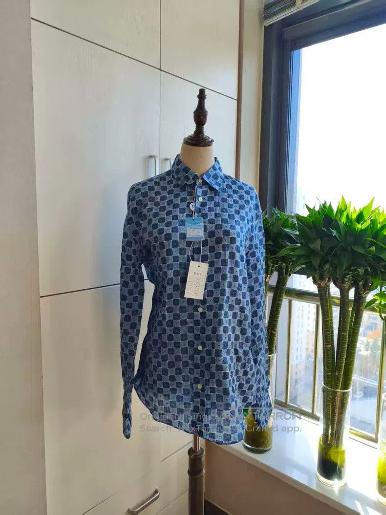 Hermes Hermes size 39 Shirt, Blue, 100% Linen Size XXS / US 00 / IT 34 - 1 Thumbnail