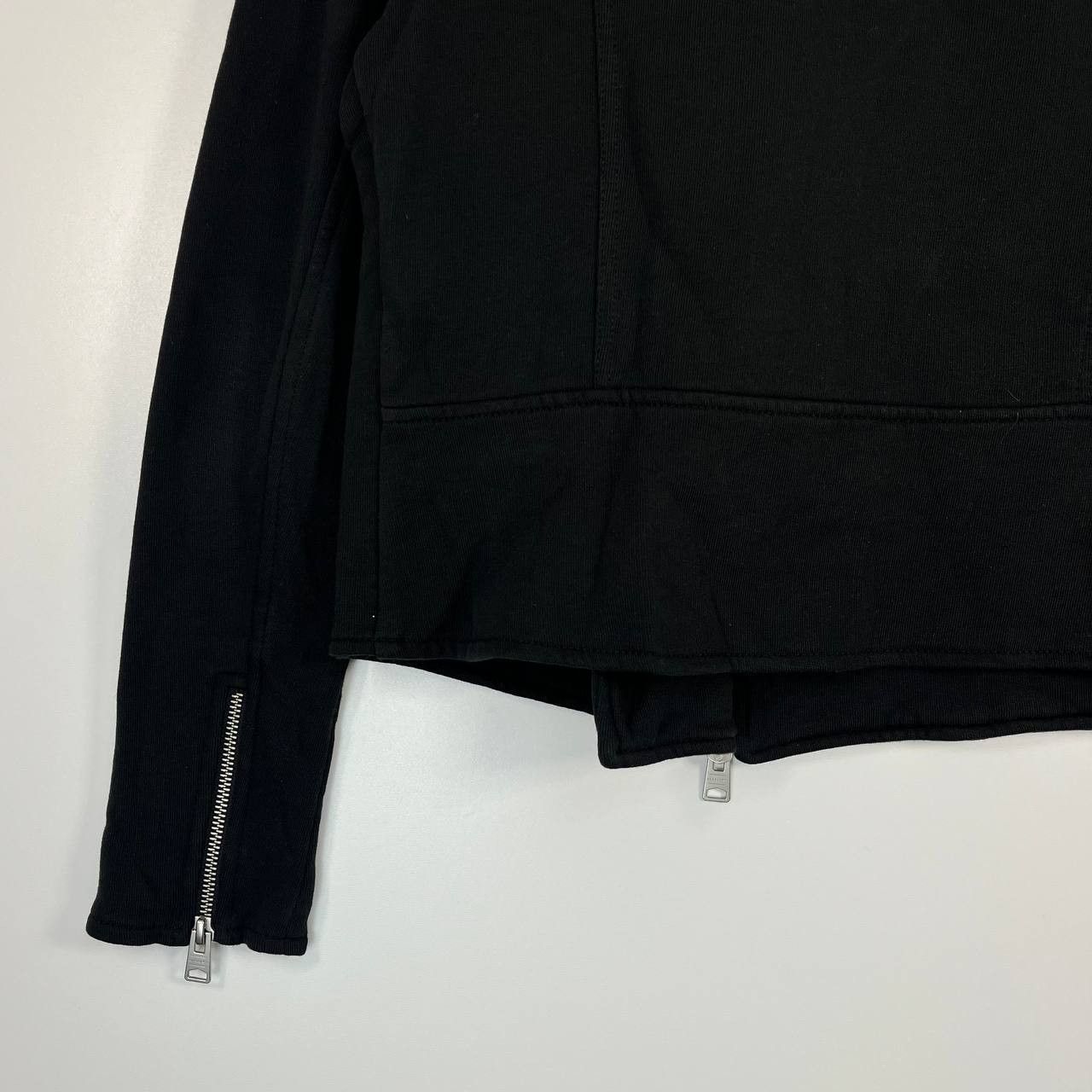 Allsaints ALLSAINTS Women’s Biker Jacket Black Zip Up Moto Size UK 10 Size M / US 6-8 / IT 42-44 - 4 Thumbnail
