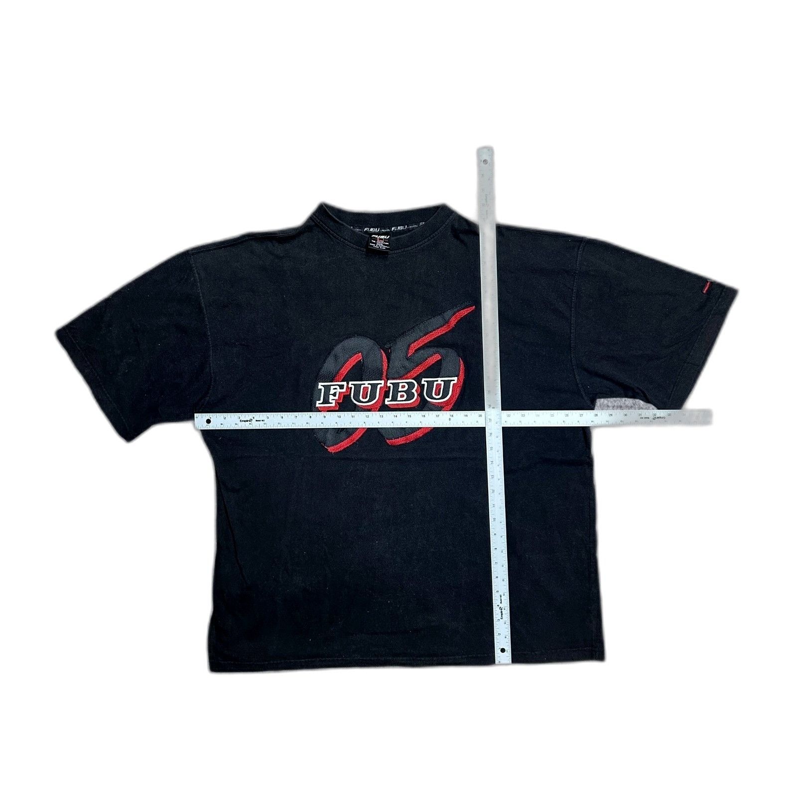 Fubu Vintage FUBU Y2K Hip Hop Shirt 3XL Black Size US XXL / EU 58 / 5 - 3 Thumbnail