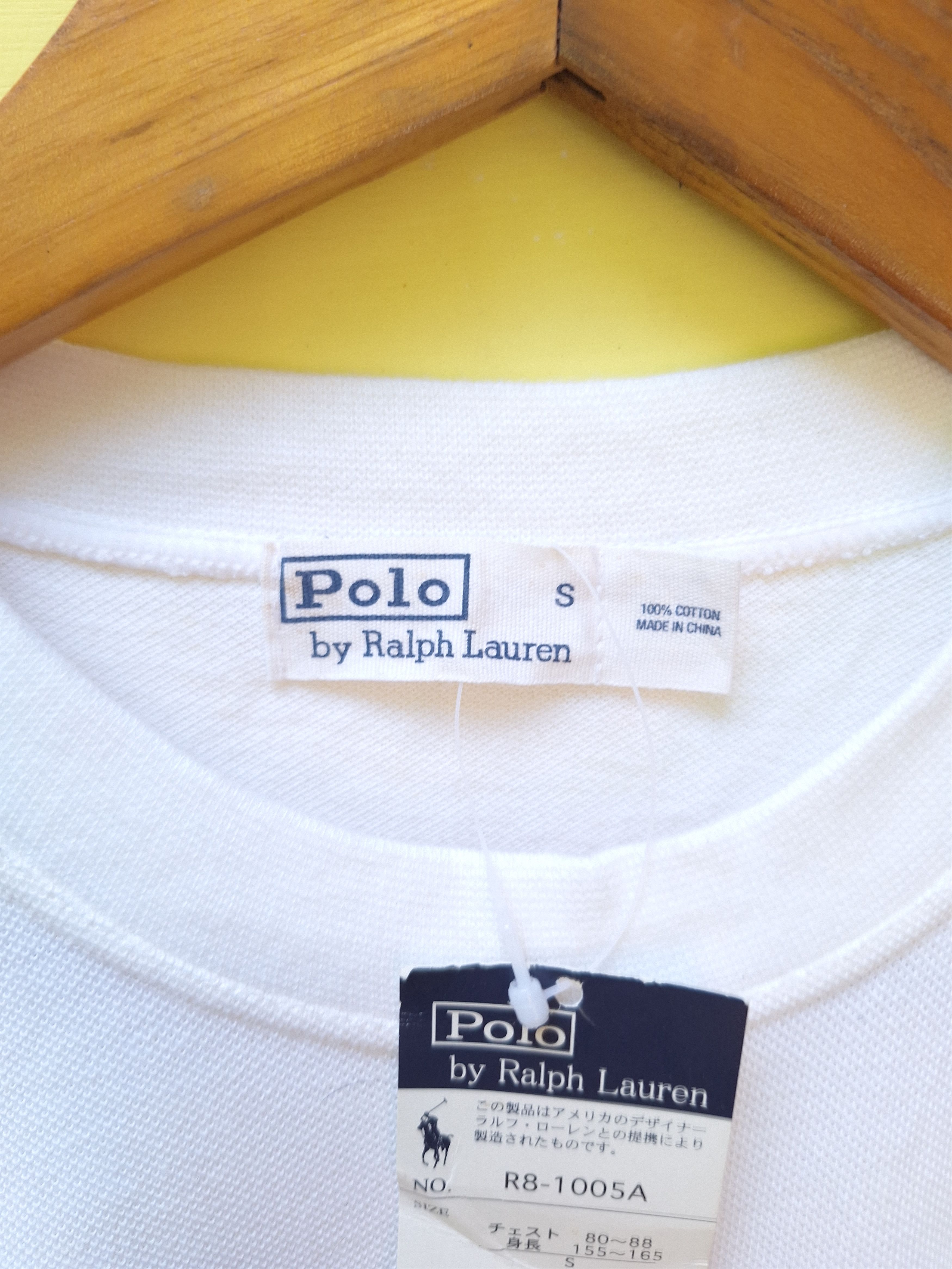 Polo Ralph Lauren × Vintage Polo Ralph Lauren Roundneck Plain Shirt Size US S / EU 44-46 / 1 - 4 Thumbnail