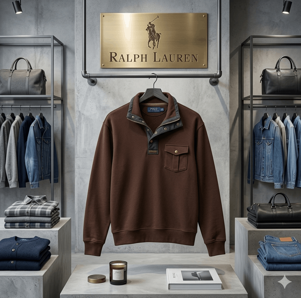 Polo Ralph Lauren Vintage Polo Ralph Lauren PRL Dark Brown Sweatshirt Size US M / EU 48-50 / 2 - 1 Thumbnail