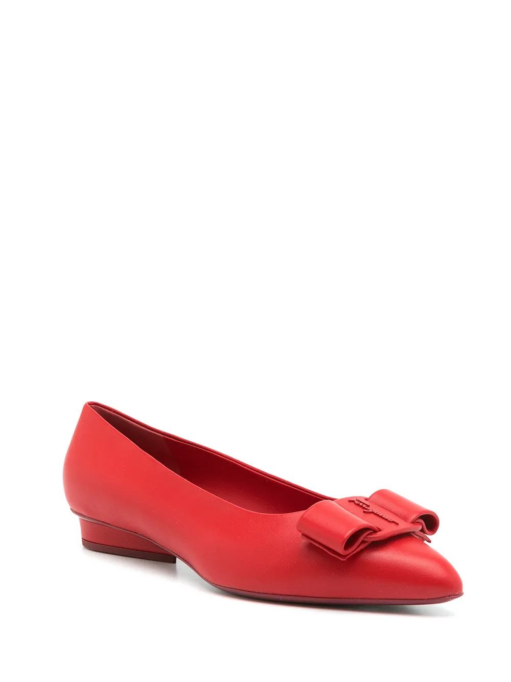 Salvatore Ferragamo o1y0426 Ballet Flats in Red Size US 6 / IT 36 - 2 Thumbnail