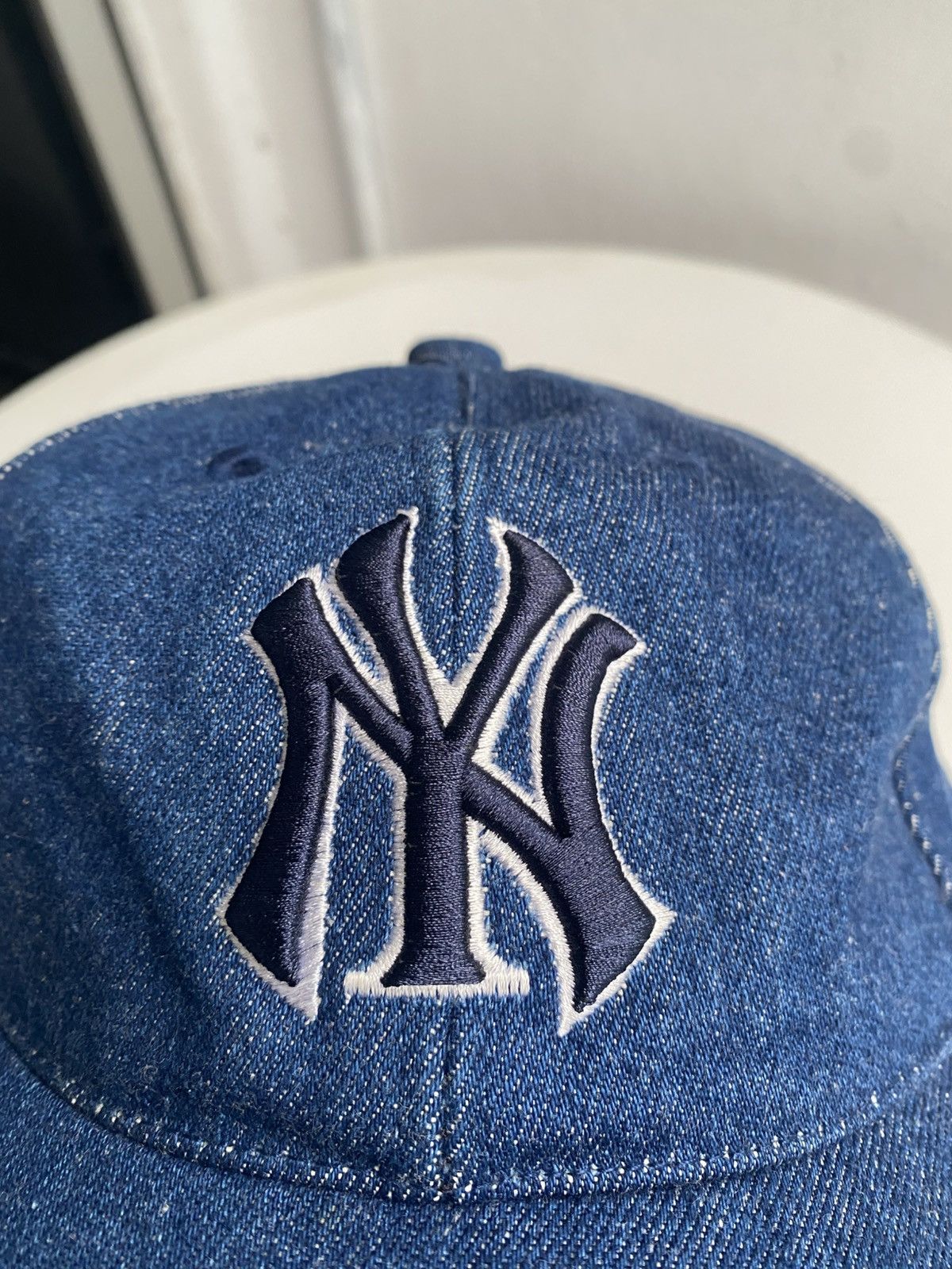 MLB × New York Yankees × Vintage Vintage New York Yankees Denim 90s Size 30 - 3 Thumbnail