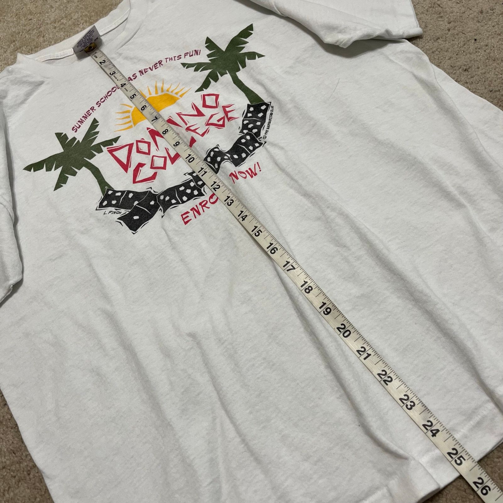 Other Vintage 1995 Jimmy Buffett “Domino College” Tour T-Shirt XL Size US XL / EU 56 / 4 - 6 Thumbnail
