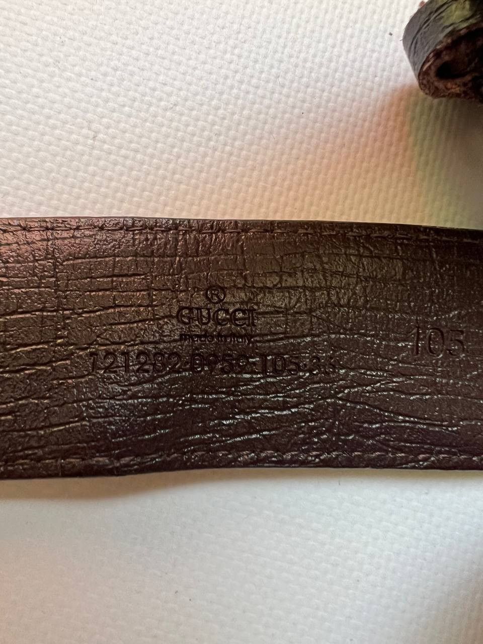 Gucci Vintage Gucci classic monogram belt Size ONE SIZE - 10 Thumbnail