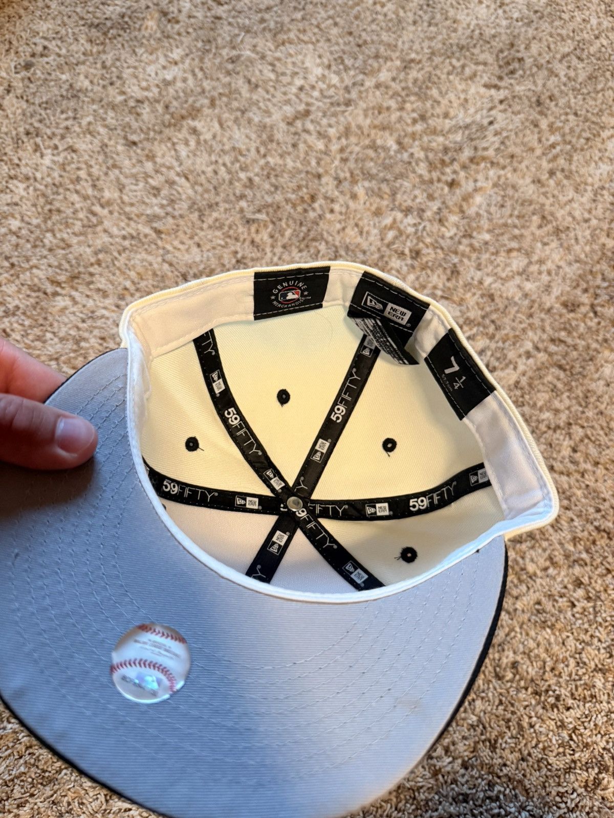 New Era New Era White Sox Fitted Hat Size ONE SIZE - 3 Thumbnail