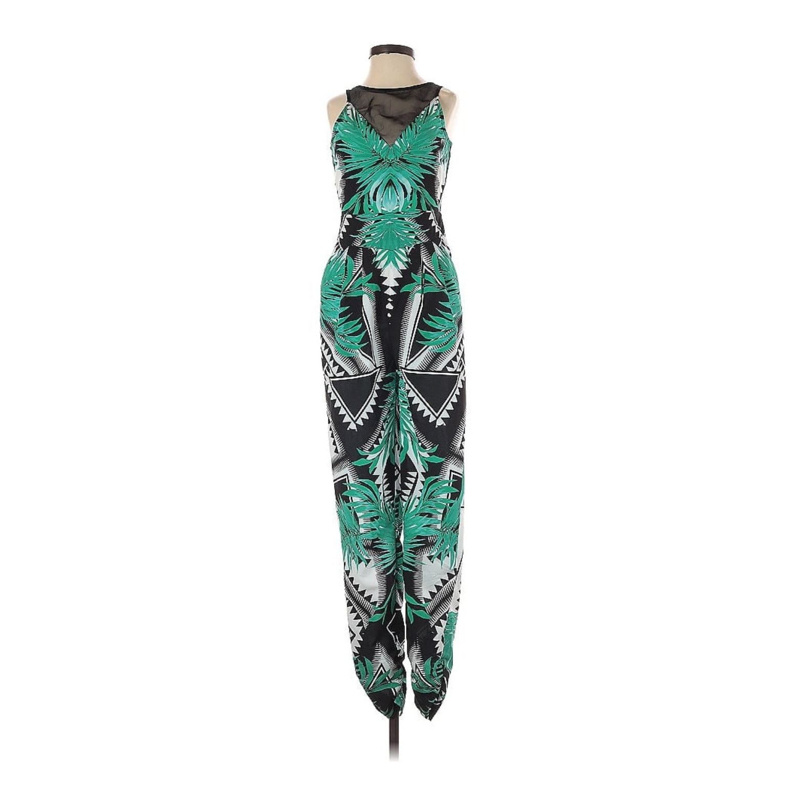 Other Bless’ed Are The Meek Tropical Boho Pattern Jumpsuit Romper Size 25" / US 0 / IT 36 - 1 Thumbnail