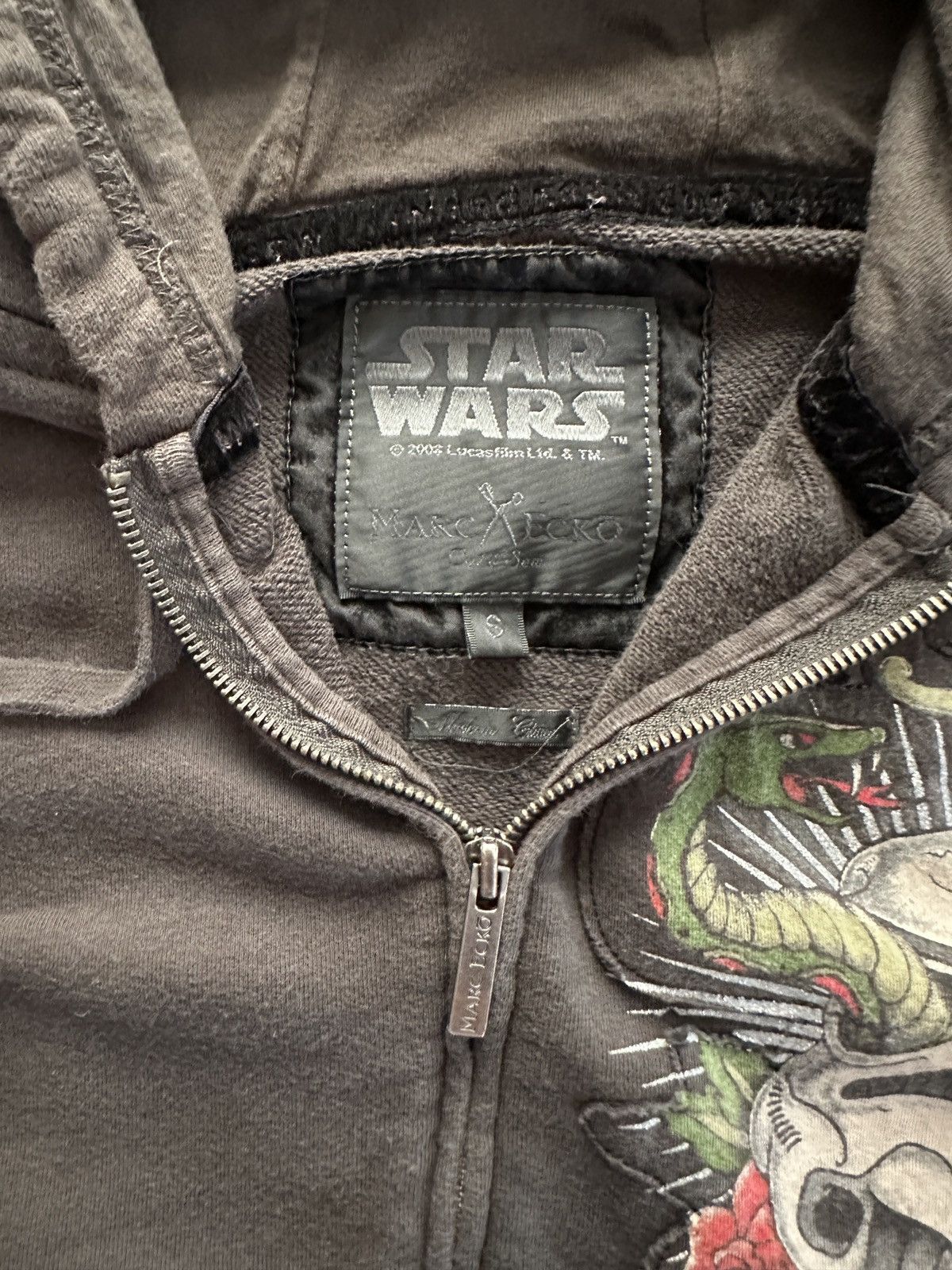 Marc Ecko Vintage Y2K Mark Ecko x Star Wars Stormtrooper Hoodie Size US S / EU 44-46 / 1 - 6 Thumbnail
