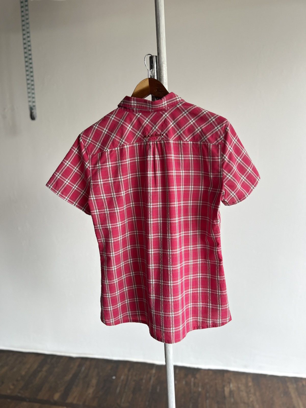 Mammut Mammut Wmns Pink White Checkered Button Shirt Casual Outdoor Size L / US 10 / IT 46 - 3 Thumbnail