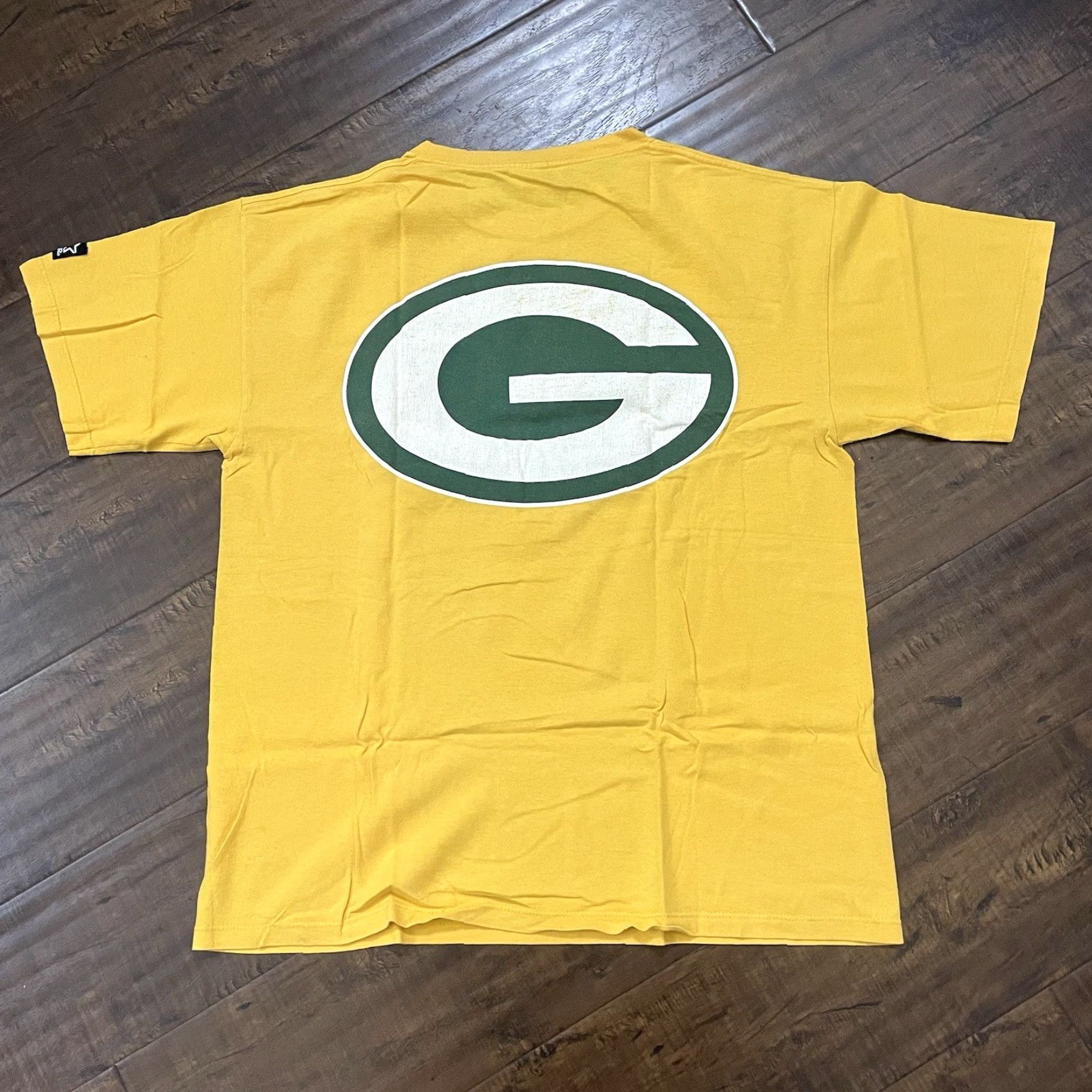 Starter VINTAGE Starter NFL Shirt Green Bay Packers T-Shirt Mens Large 90s Double Sided Yellow Crew Neck Green Bay Packers Team Logo Mens Size US L / EU 52-54 / 3 - 5 Thumbnail