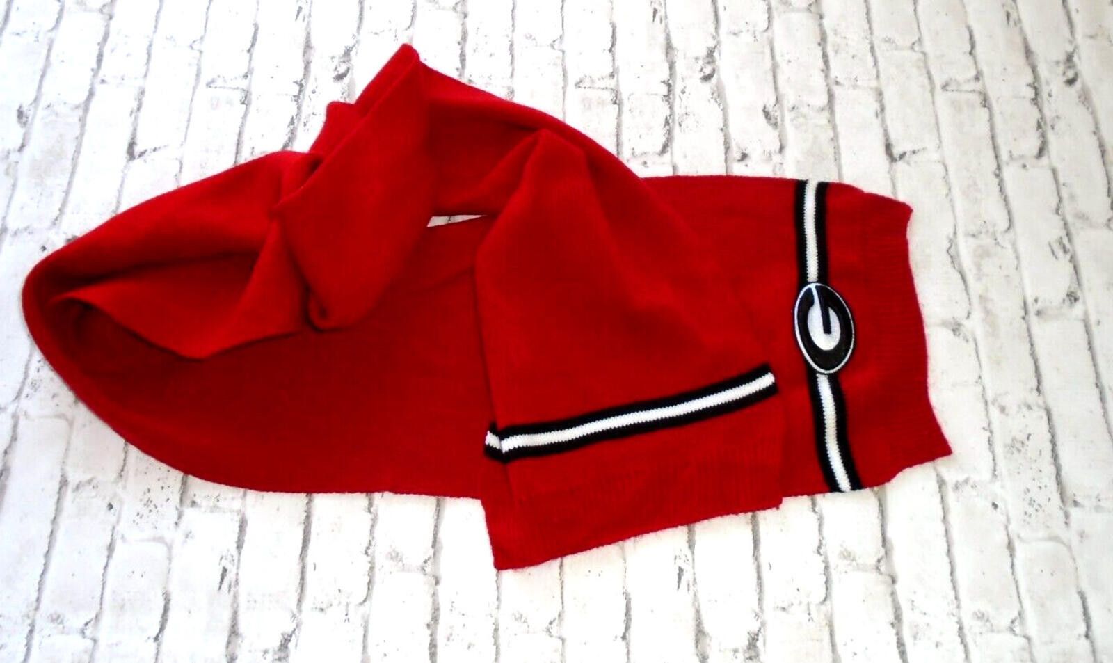 The Unbranded Brand Georgia Bulldogs Scarf NCAA - Basic Red- Small Logo ---Box U Size ONE SIZE - 2 Thumbnail