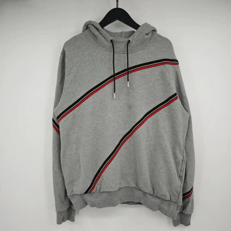 Dior Dior Gray Cotton Hooded Sweatshirt for Men 0089 Size US L / EU 52-54 / 3 - 1 Thumbnail