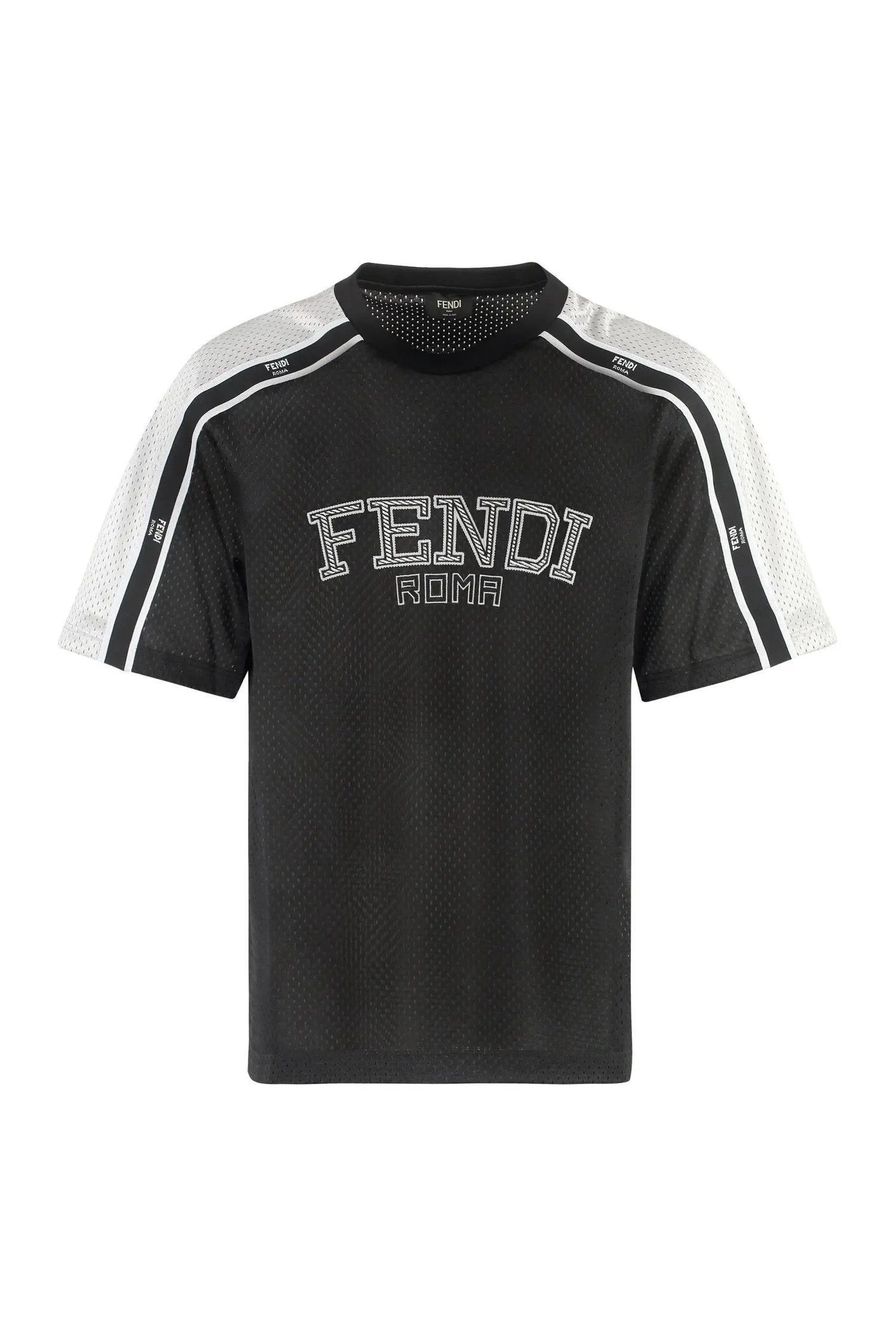 Fendi o1w1db10724 T-Shirt in Black/Silver Size US L / EU 52-54 / 3 - 1 Thumbnail