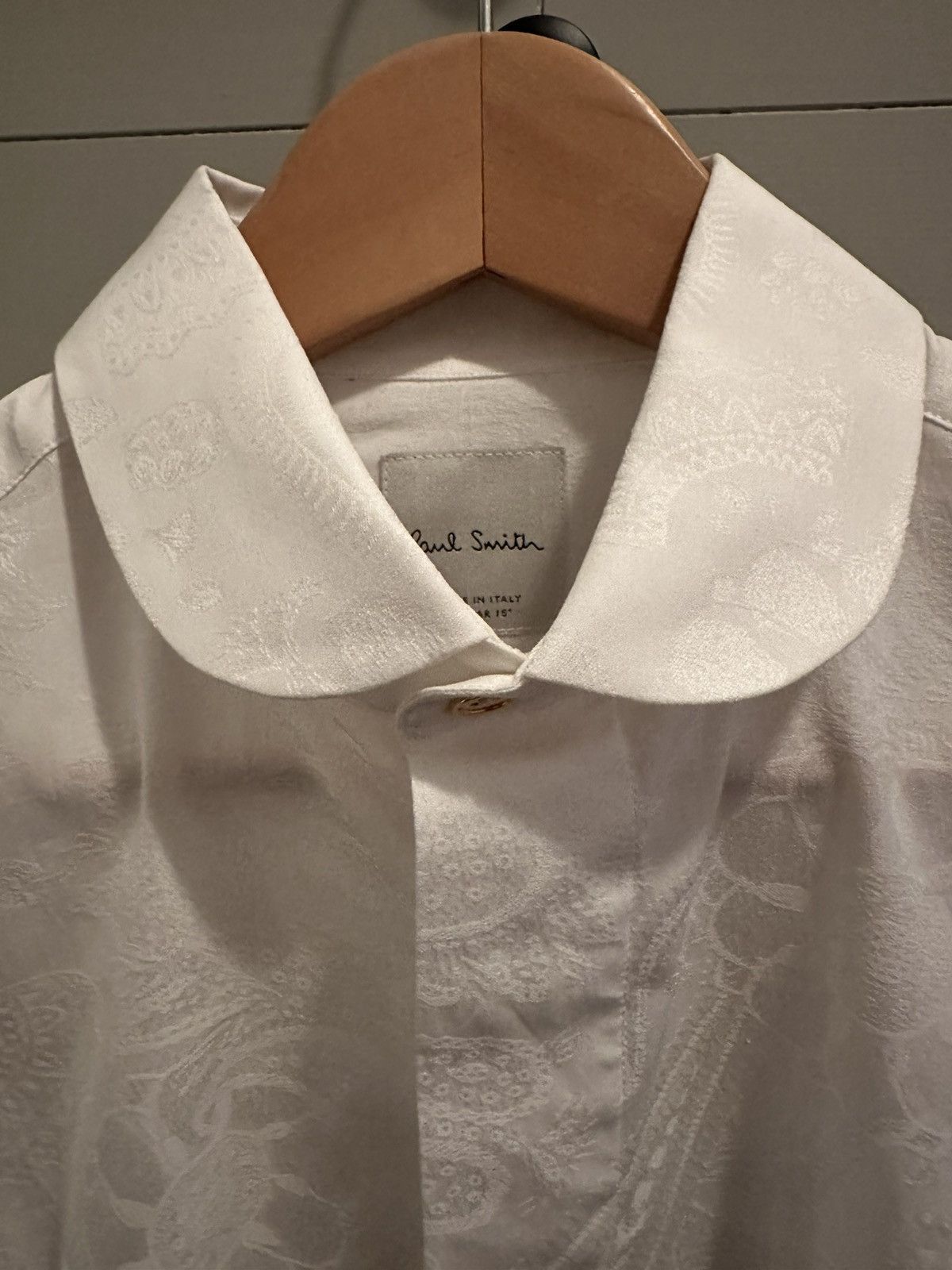 Paul Smith Embroidered Club Collar (15) Size US S / EU 44-46 / 1 - 1 Thumbnail