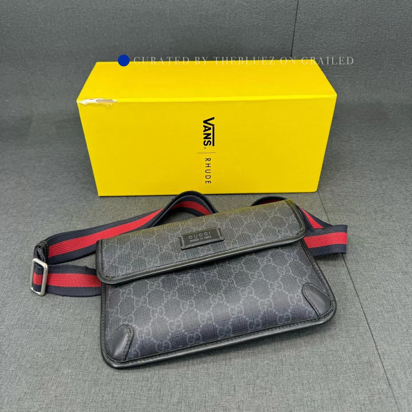 Gucci Black All Over Print Chest Bag Size ONE SIZE - 1 Thumbnail