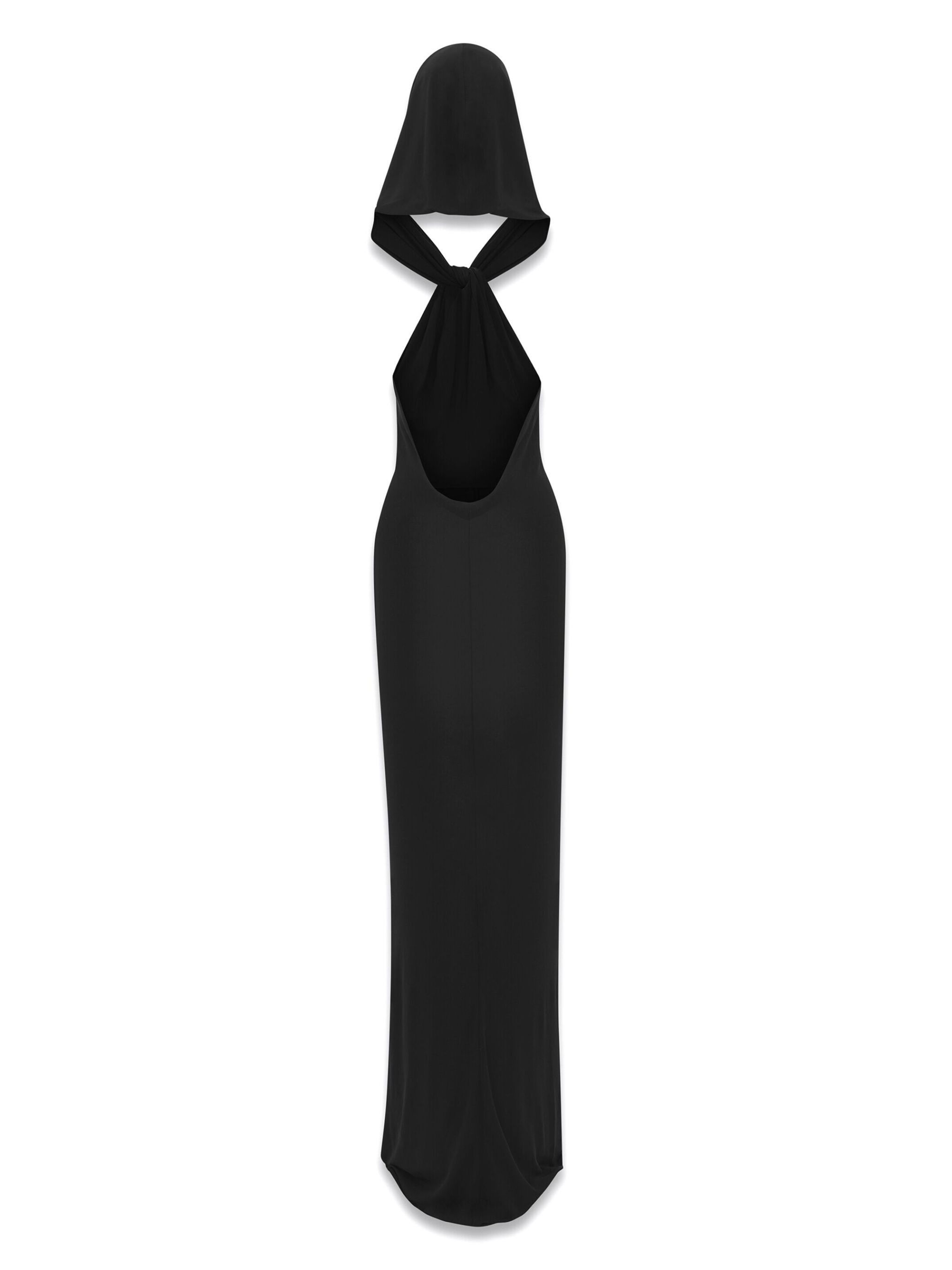 Saint Laurent Paris o1bcso1str1124 Dress in Black Size XL / US 12-14 / IT 48-50 - 2 Thumbnail