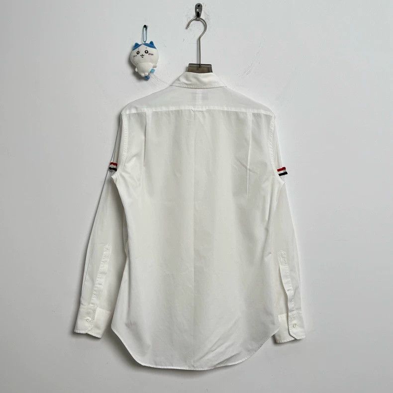 Thom Browne Thom Browne White double-sleeved shirt 2503-Nextarrow Size US L / EU 52-54 / 3 - 4 Thumbnail