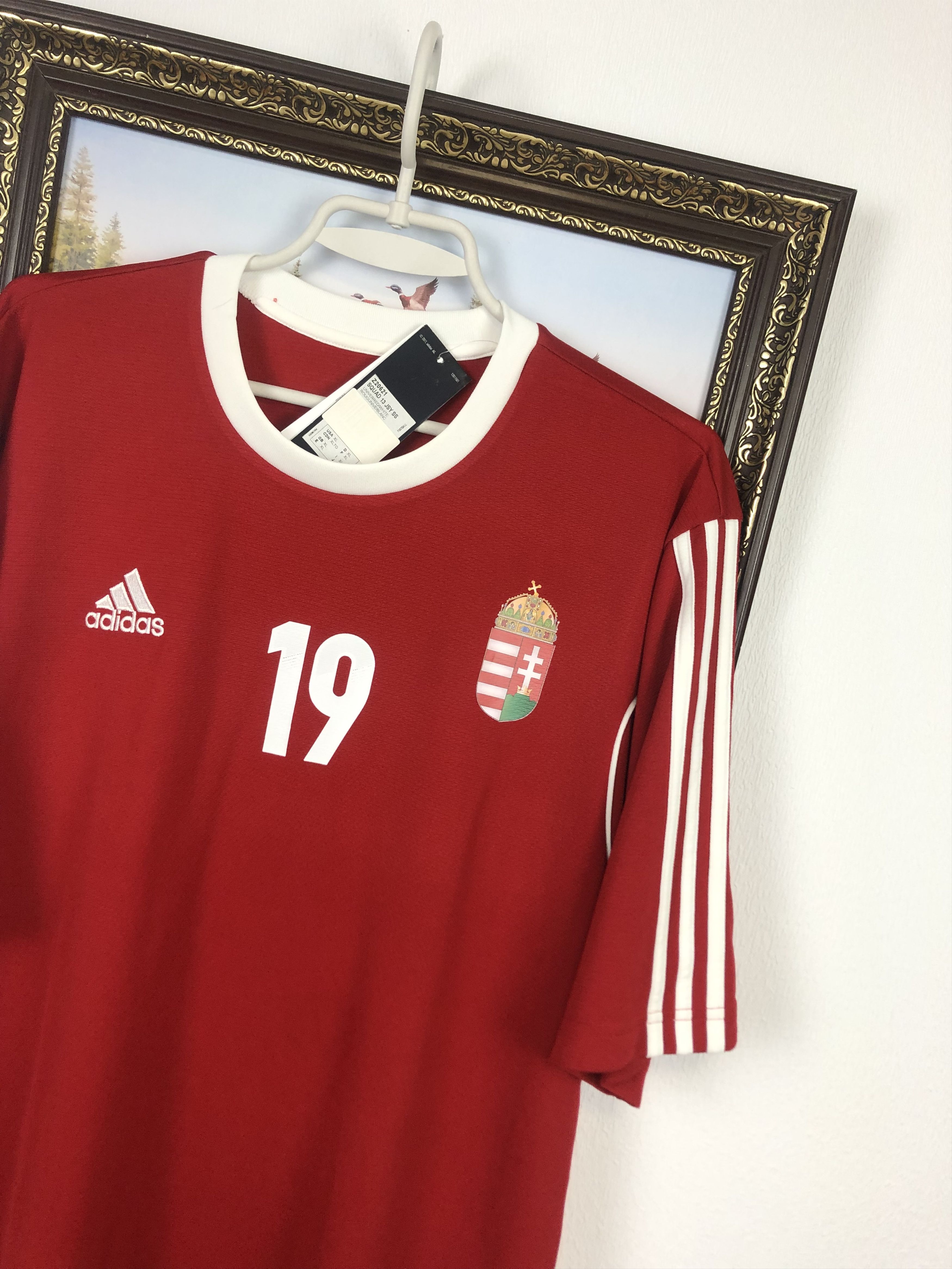 Adidas Hungary football shirt 2012 #19 Koltai Jersey New Rare Size US XL / EU 56 / 4 - 6 Thumbnail