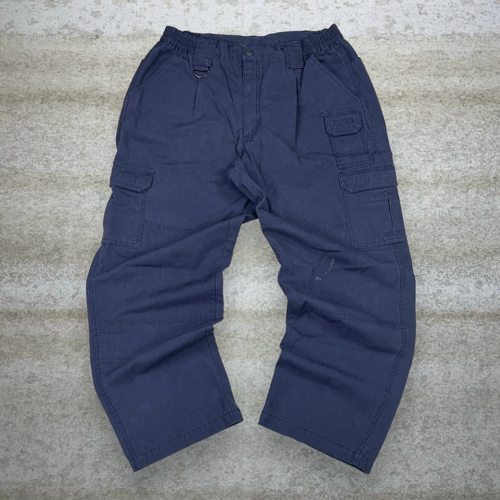 Propper Vintage 90s Tactical Pants 36x30 Navy Blue Cargo Pants Size US 36 / EU 52 - 2 Thumbnail