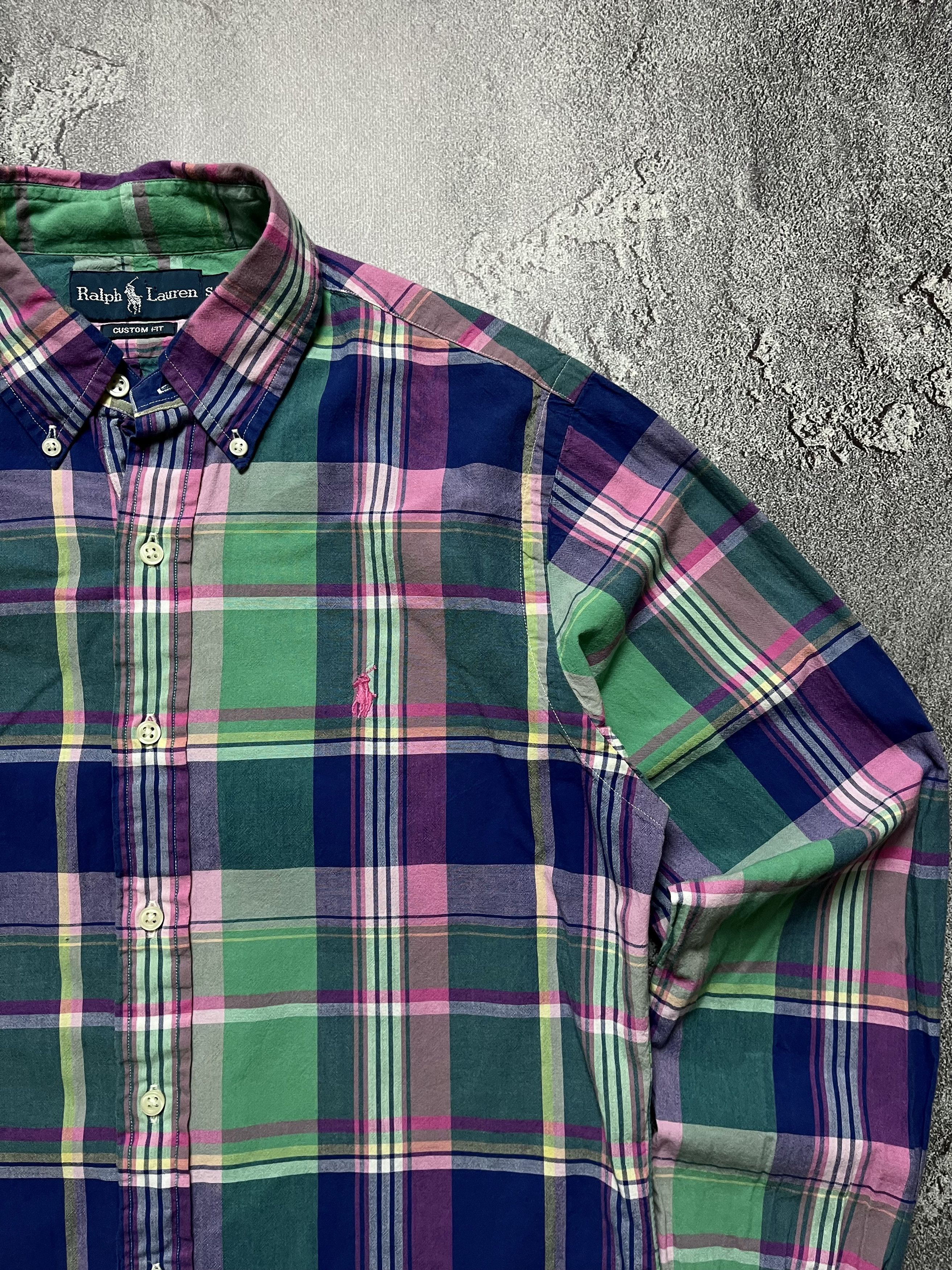 Polo Ralph Lauren Vintage Shirt Button Up Ralph Lauren Big Logo Striped Casual Size US S / EU 44-46 / 1 - 2 Thumbnail
