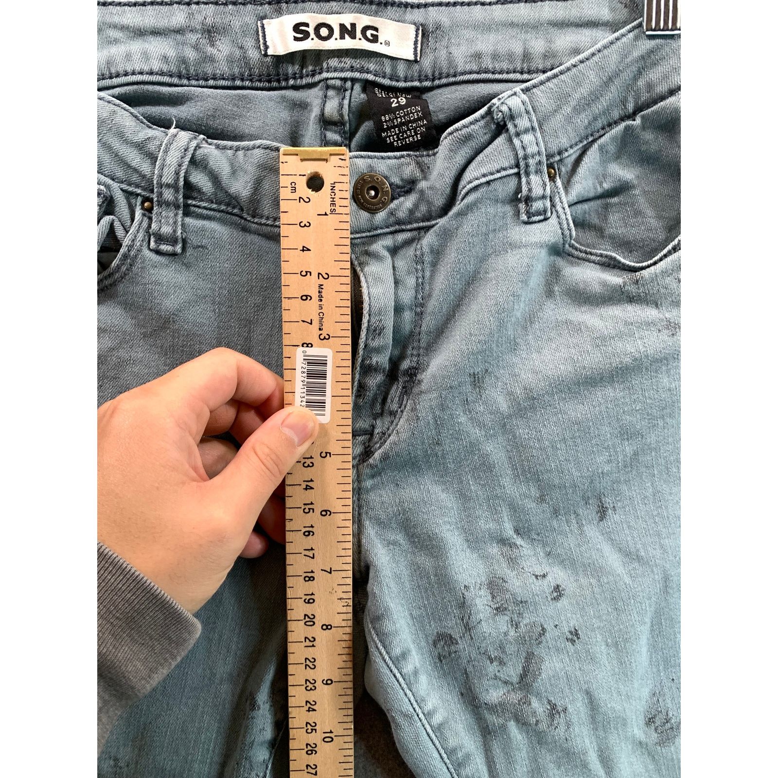 Other SONG Jeans Women Size 29 Blue Denim Jeans Size 29" - 5 Thumbnail