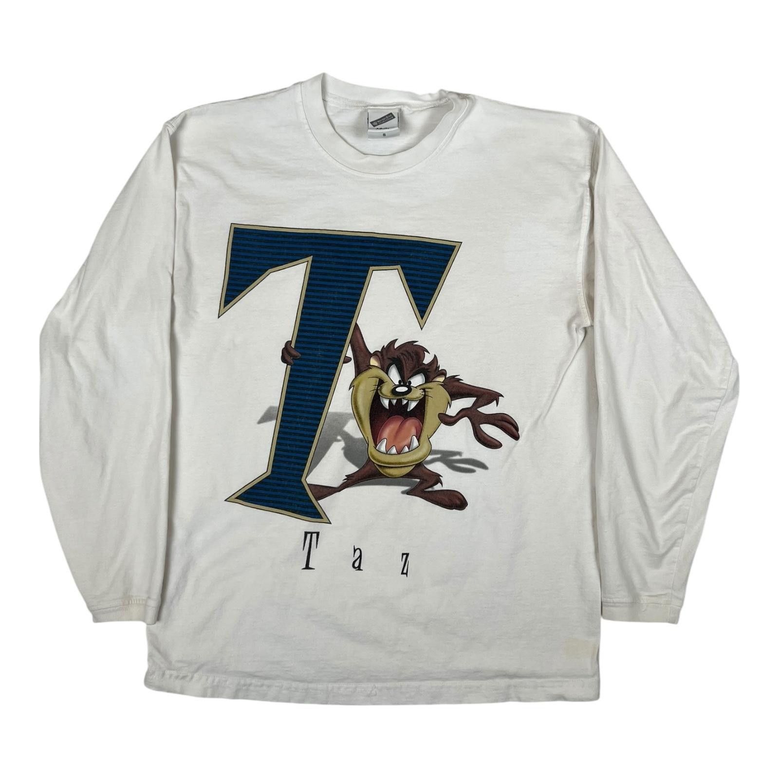 Warner Bros Vintage Taz Shirt Mens Small Looney Tunes Warner Bros Long S Size US S / EU 44-46 / 1 - 1 Thumbnail