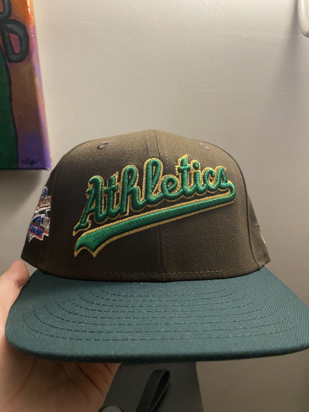 Hat Club Hat Club Oakland Athletics Fitted Hat Size 7 1/8 Size ONE SIZE - 1 Thumbnail