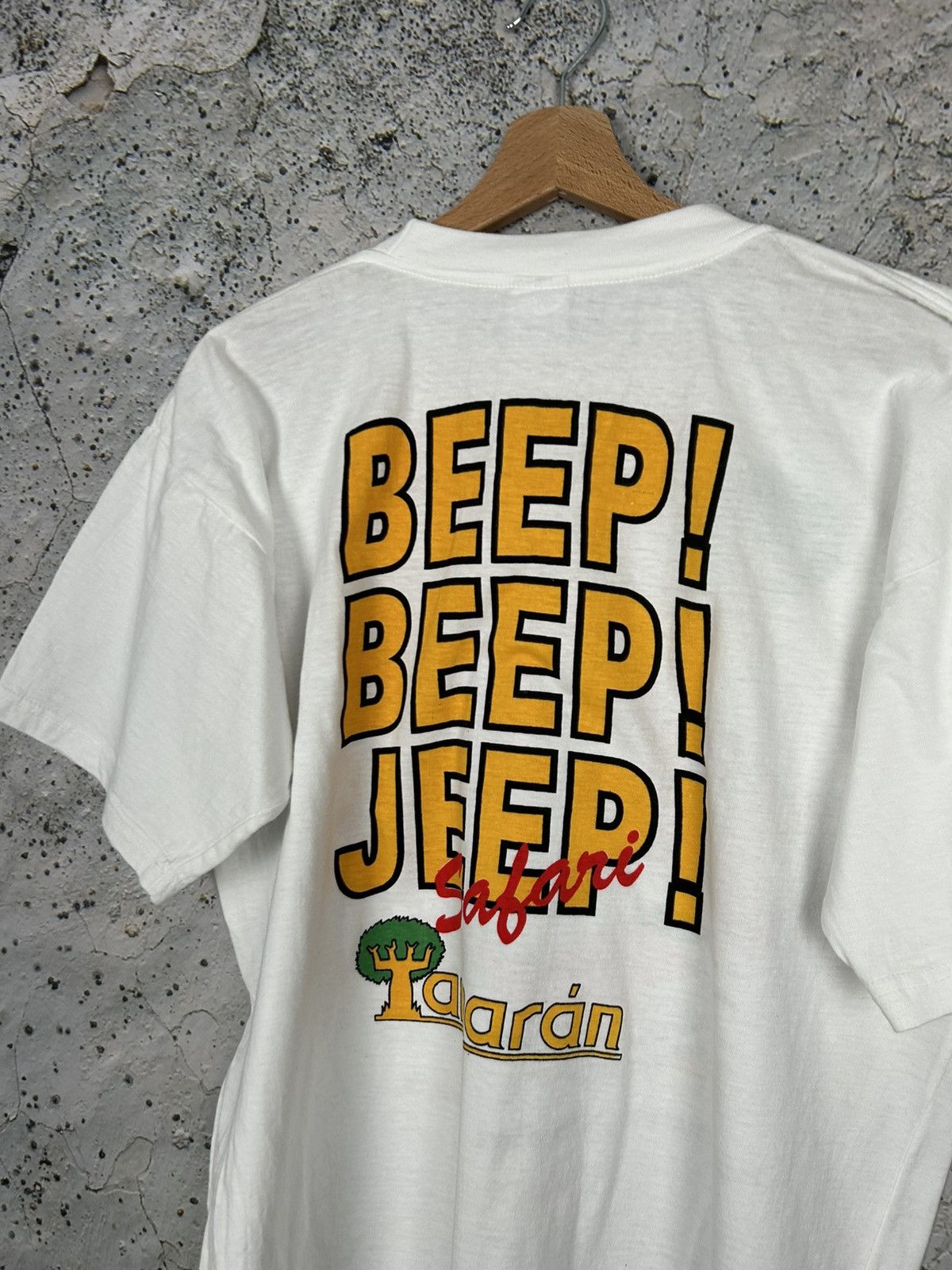 Vintage Vintage Jeep Safari Graphic Tee 90s Canary Island Hype Size US XL / EU 56 / 4 - 5 Thumbnail