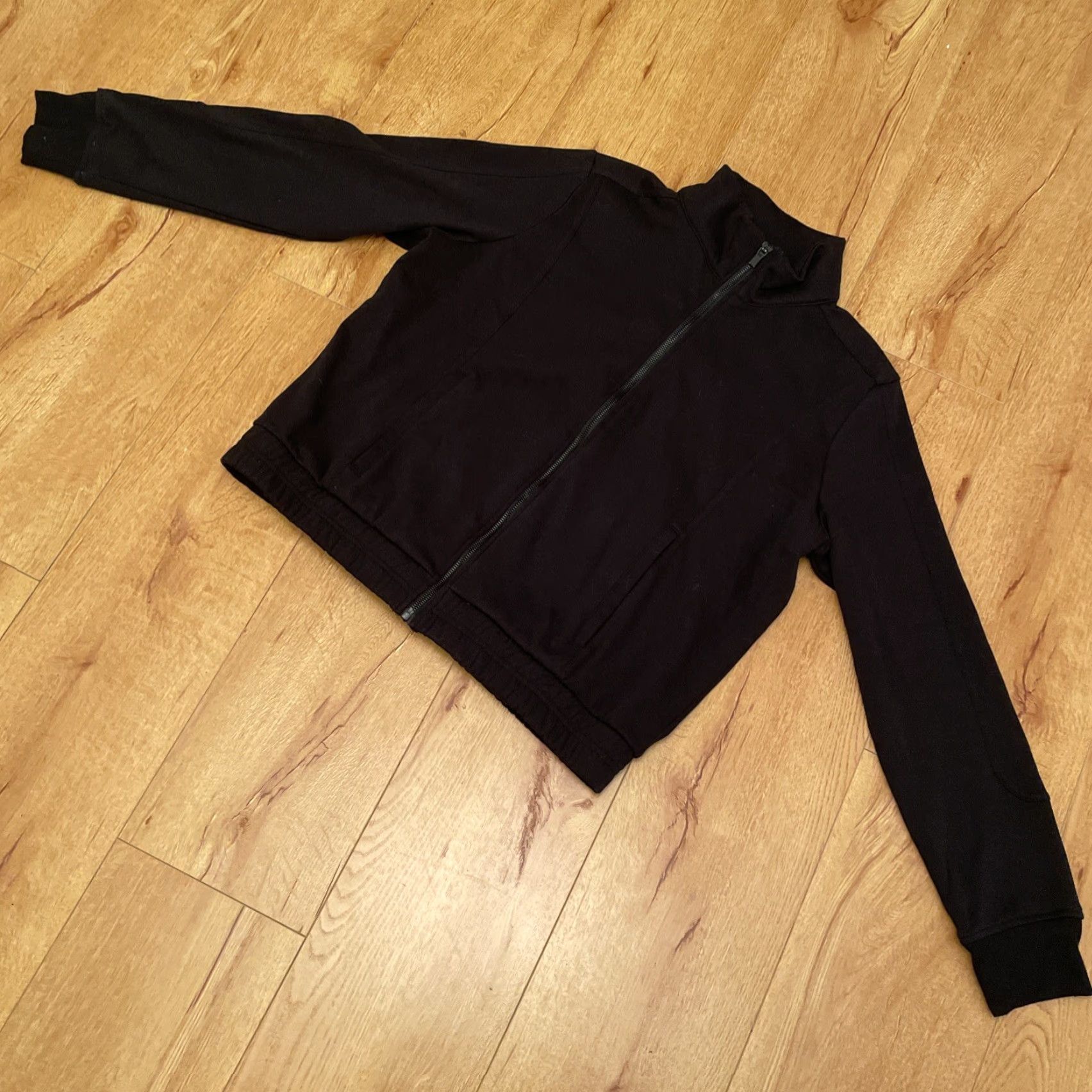 Vintage Yogalicious Cloud Departure Jacket Women’s XL Black Full Zip Collared Plush Jacket Size XL / US 12-14 / IT 48-50 - 2 Thumbnail