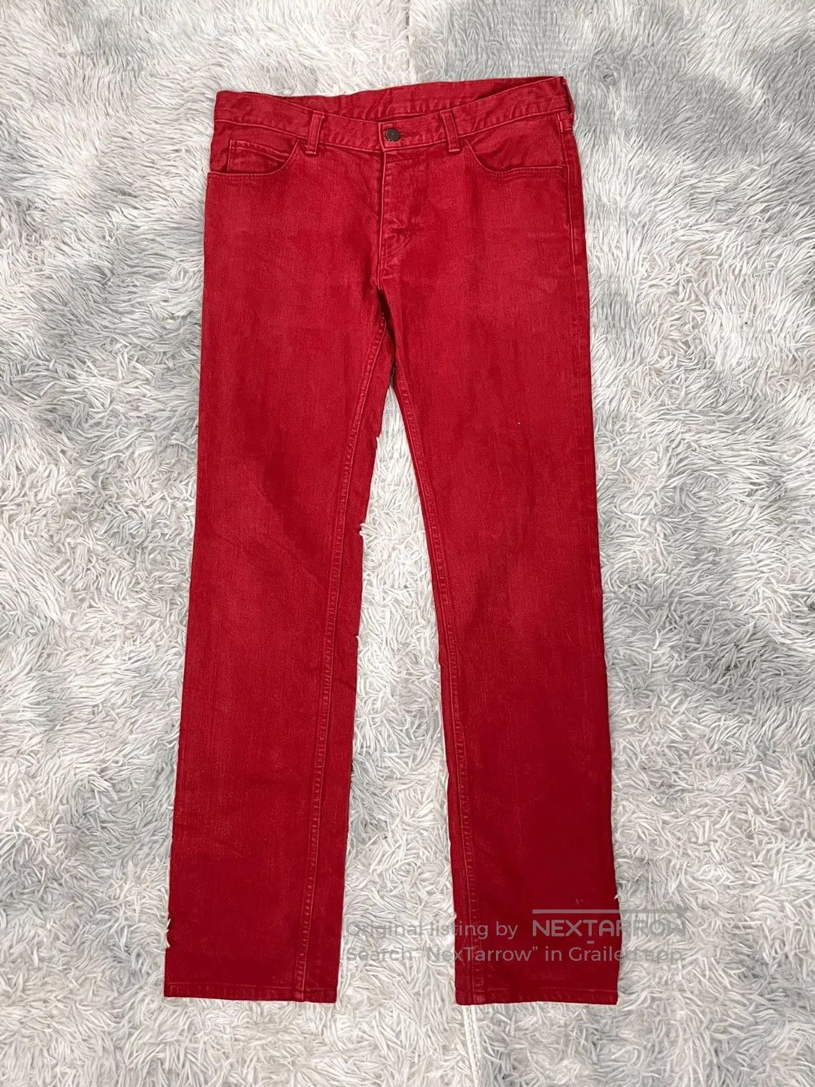 Number (N)ine Sz 3 Number Nine 05Aw THS Red Denim. Size US 30 / EU 46 - 1 Thumbnail